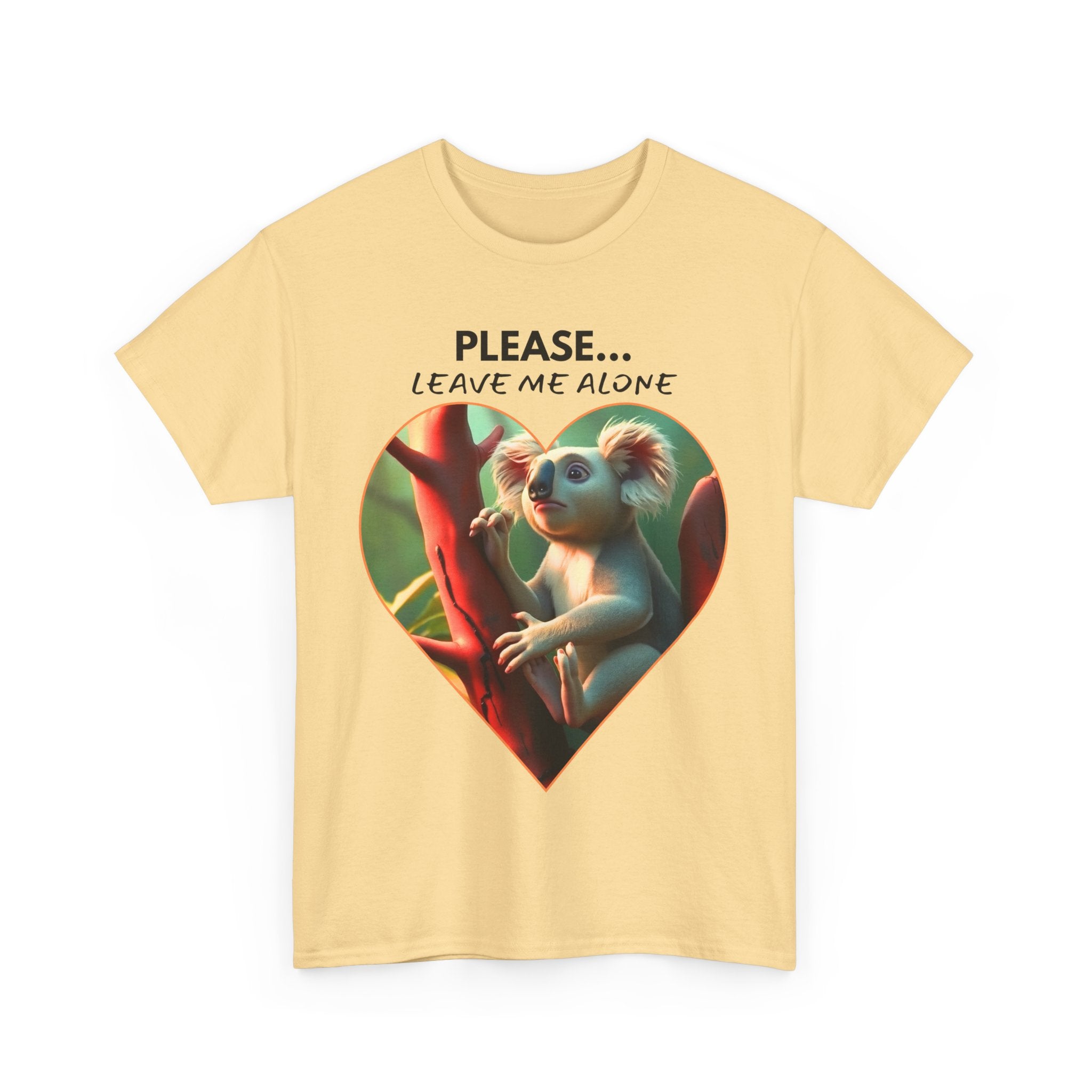 Please, Leave Me Alone Koala T-Shirt – Gentle Aussie Message