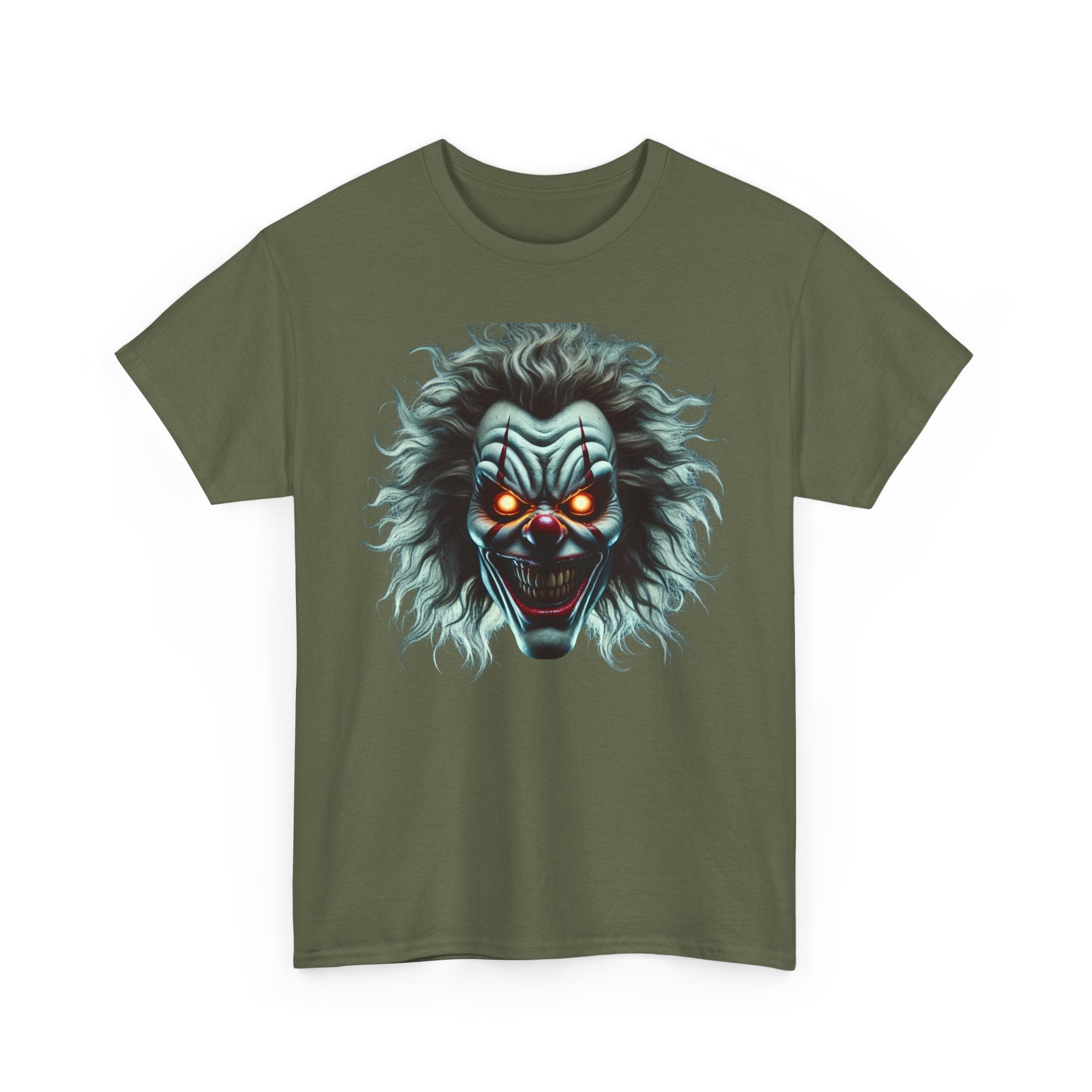 Scary Clown Face T-Shirt – Creepy & Bold Horror Tee