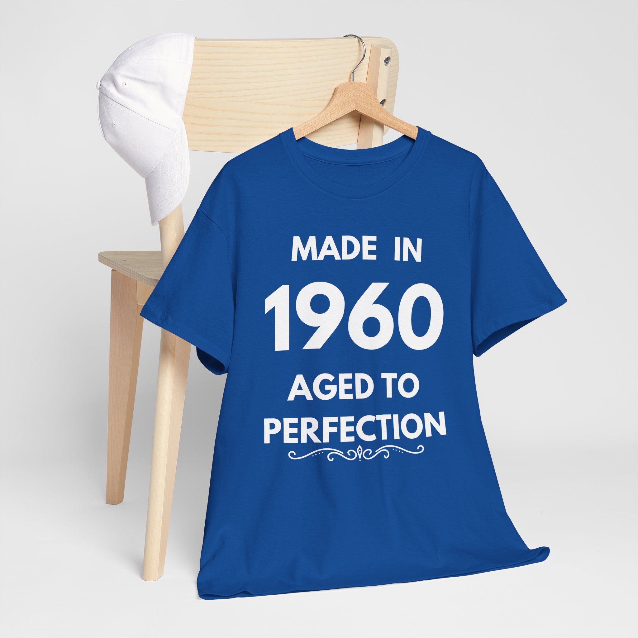 Made in 1960 Aged to Perfection | Custom Birthday Year T-Shirt