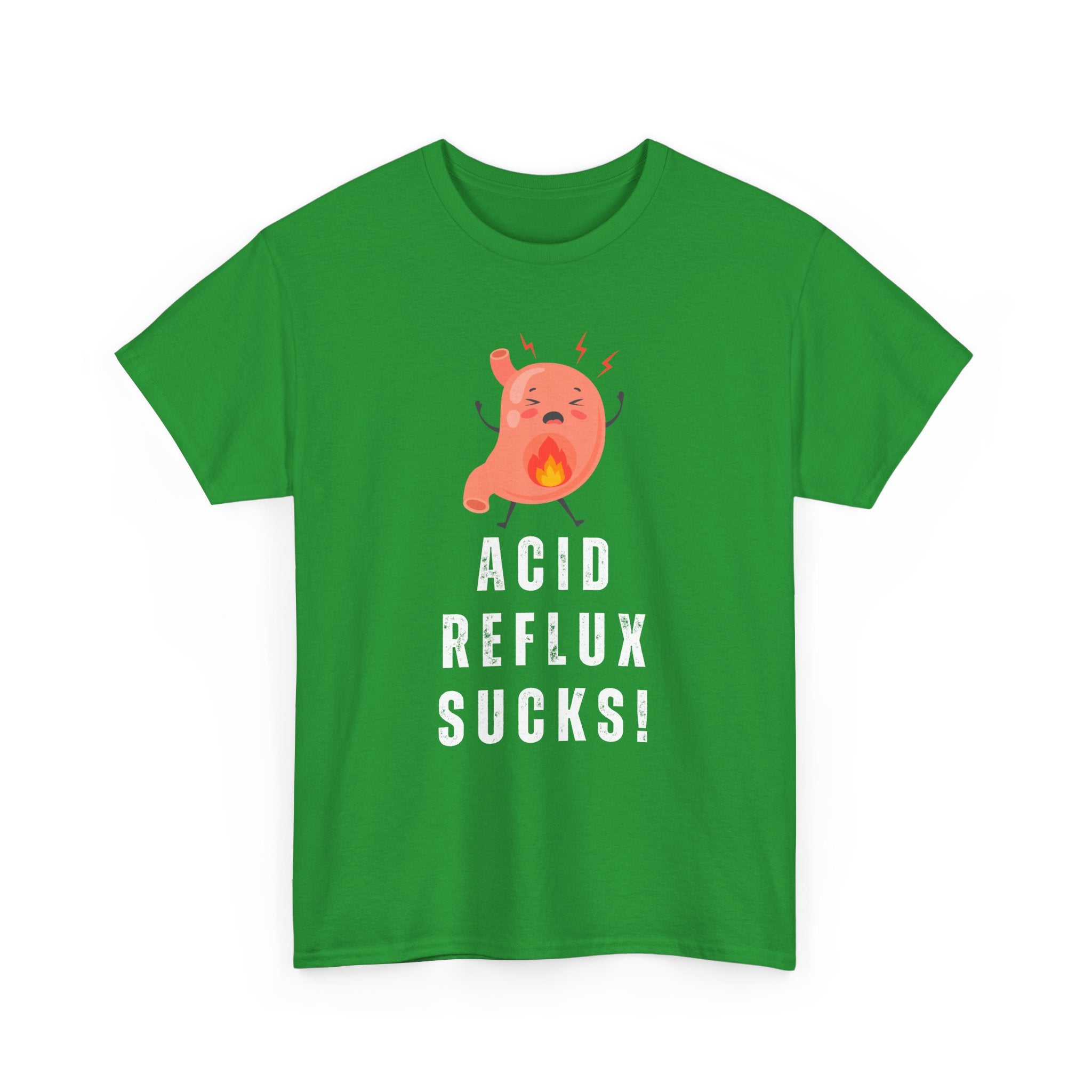 Acid Reflux Sucks T-Shirt – Heartburn Humour Tee 🔥