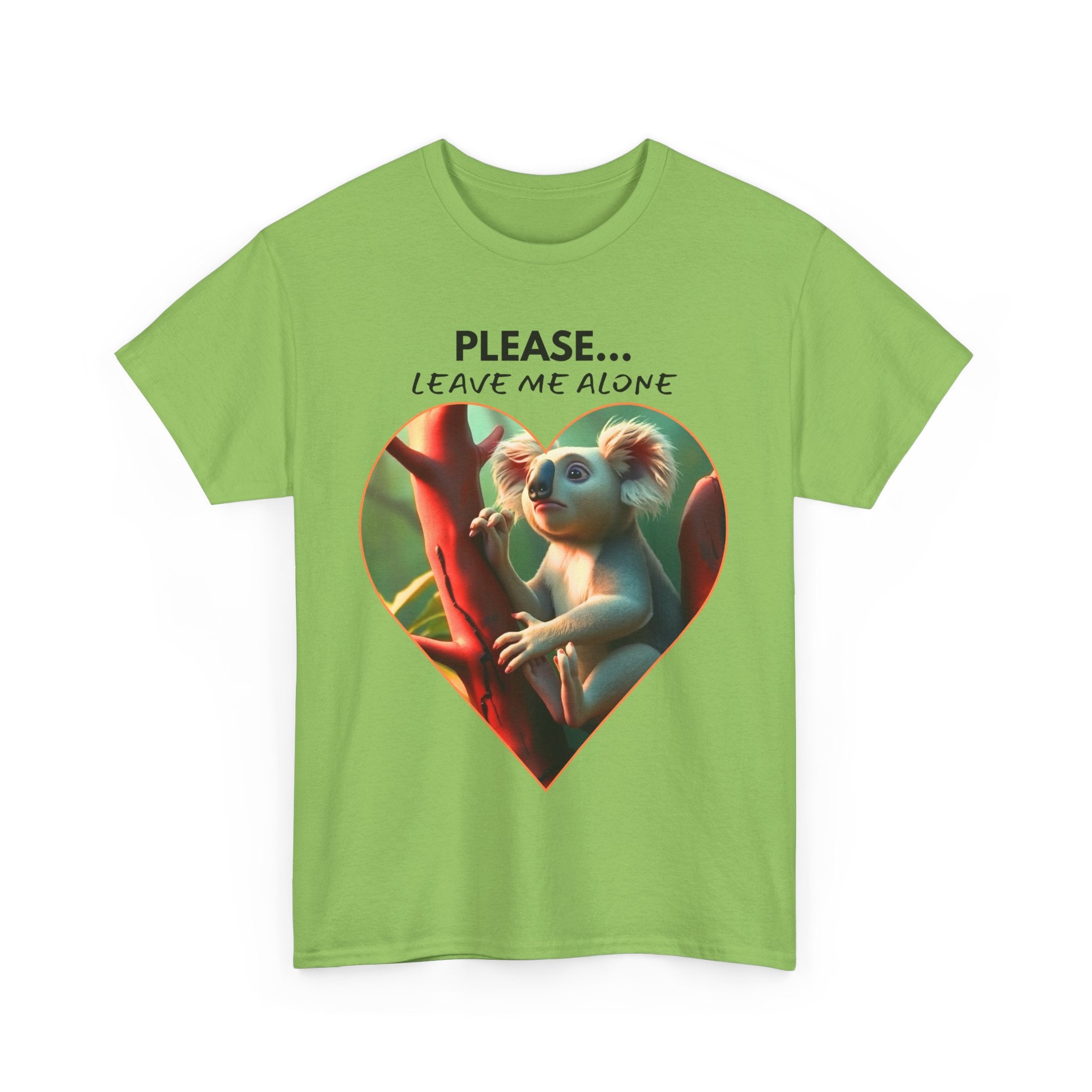 Please, Leave Me Alone Koala T-Shirt – Gentle Aussie Message