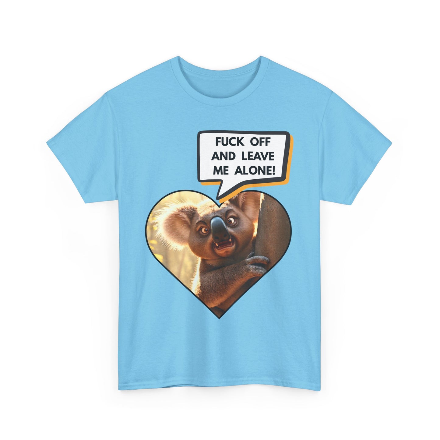 Angry Koala Fuck Off and Leave Me Alone T-Shirt – Bold Aussie Attitude