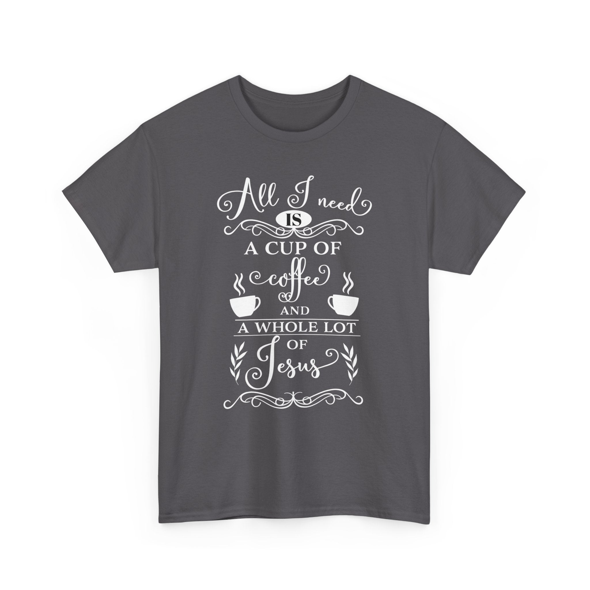 Coffee & Jesus T-Shirt – Faith & Caffeine Lover Tee