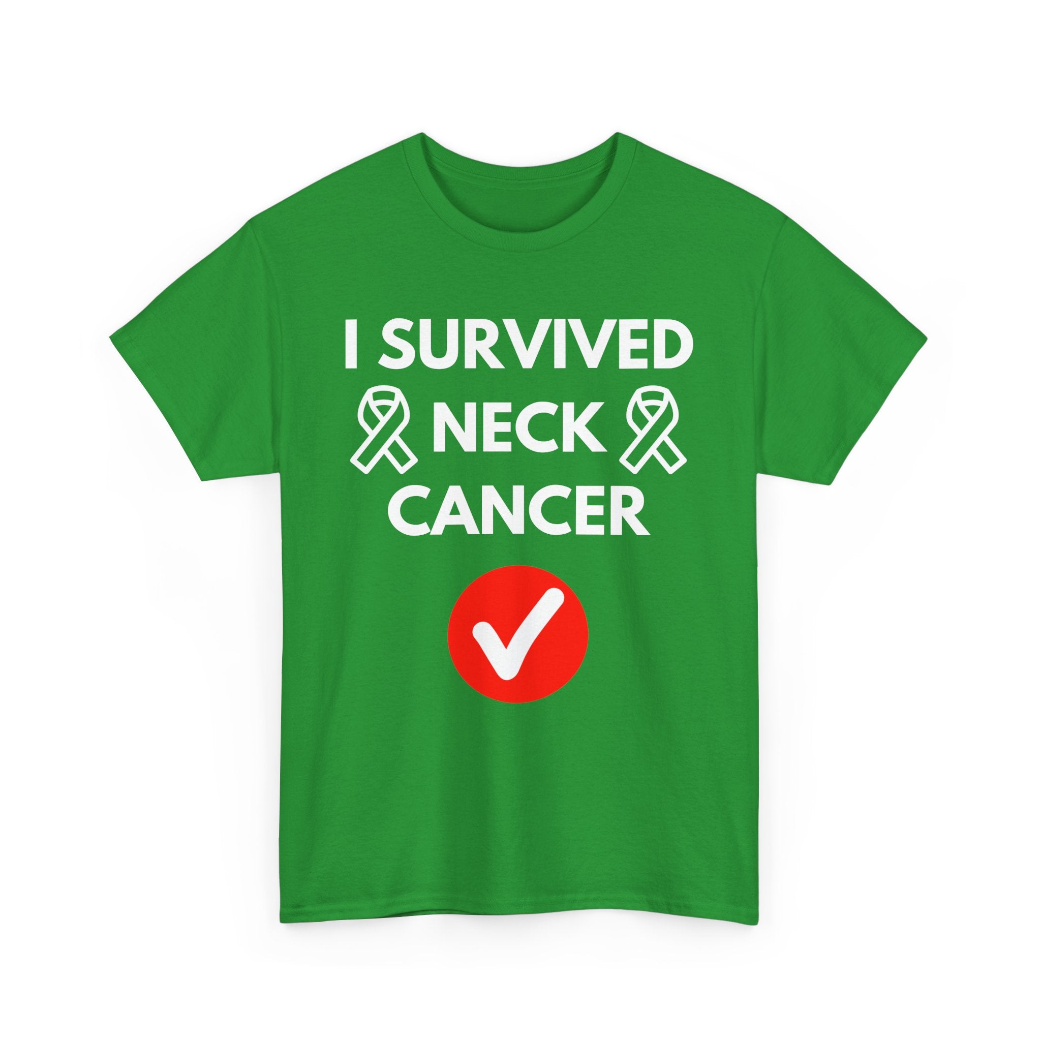 I Survived Neck Cancer T-Shirt – Strength & Resilience Tee