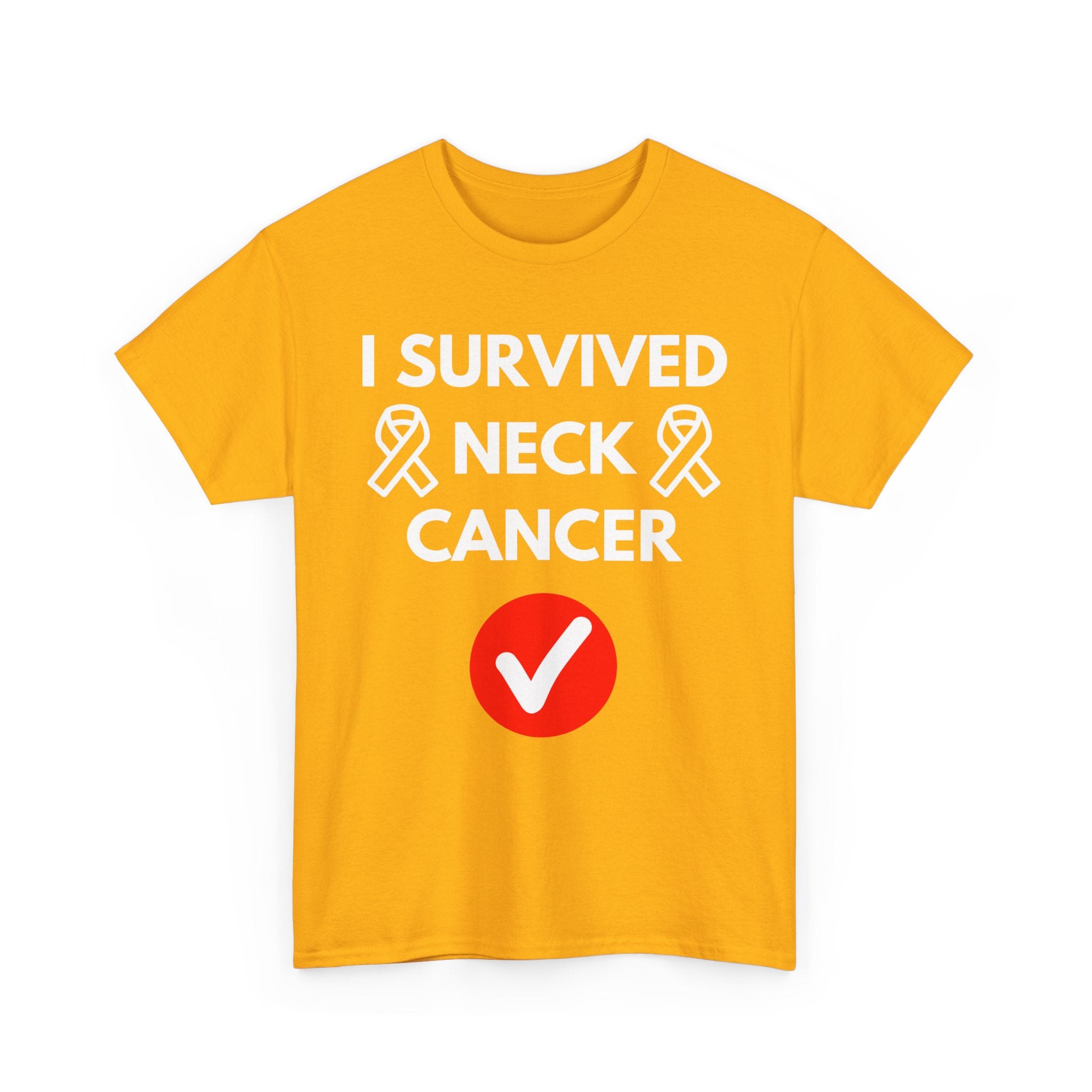 I Survived Neck Cancer T-Shirt – Strength & Resilience Tee