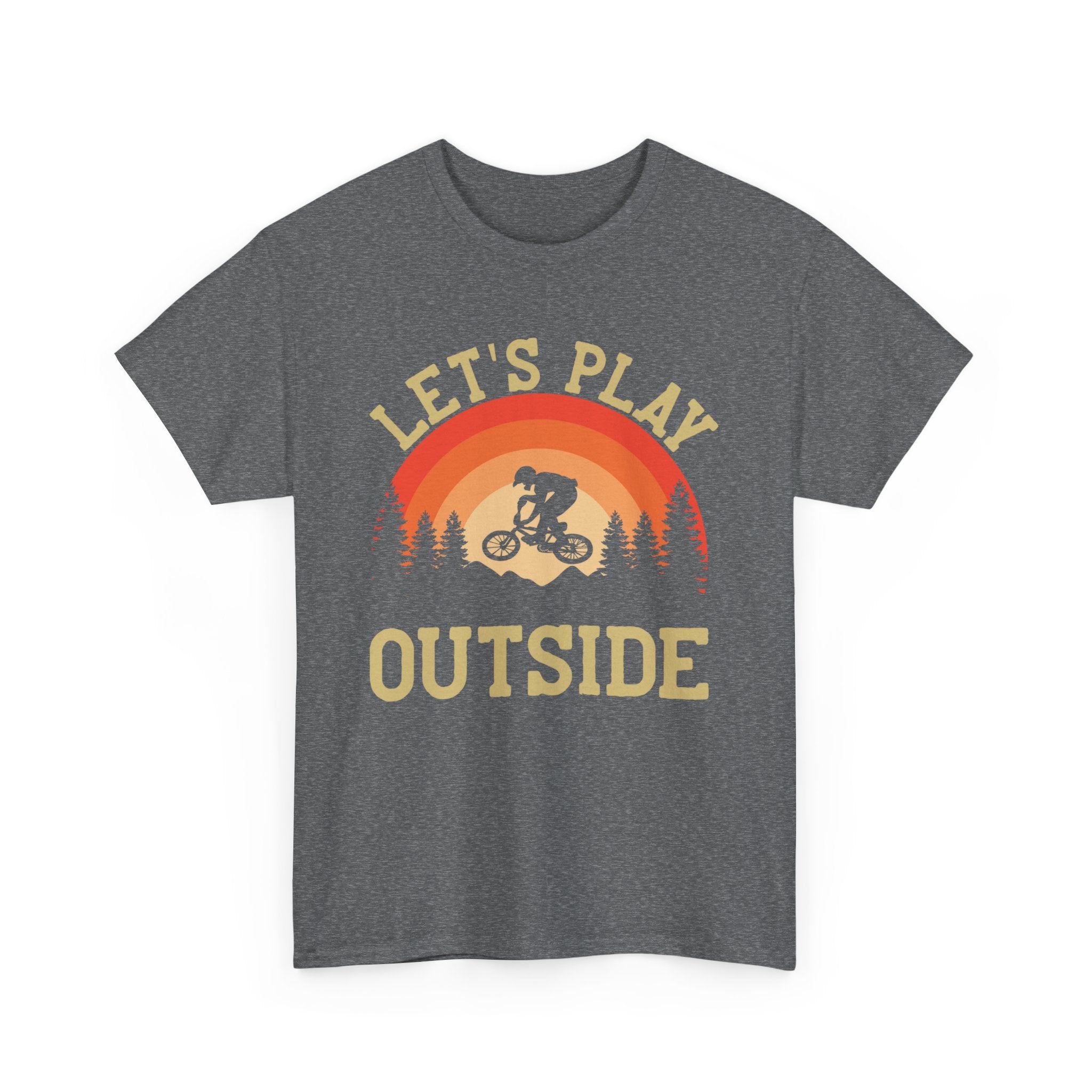 Let's Play Outside T-Shirt – BMX Stunt Rider Edition