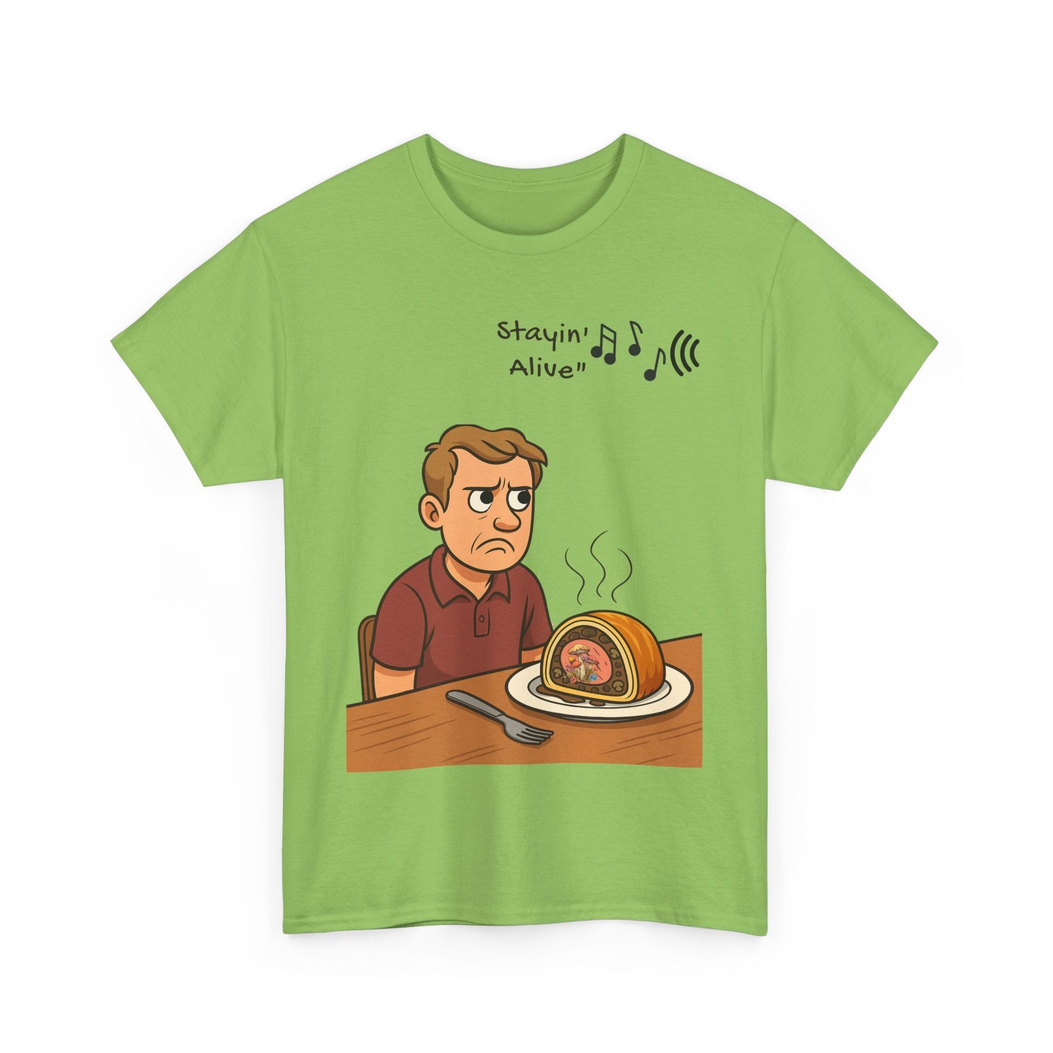 Stayin’ Alive Beef Wellington T- Shirt – A Killer Lunch with a Side of Bee Gees
