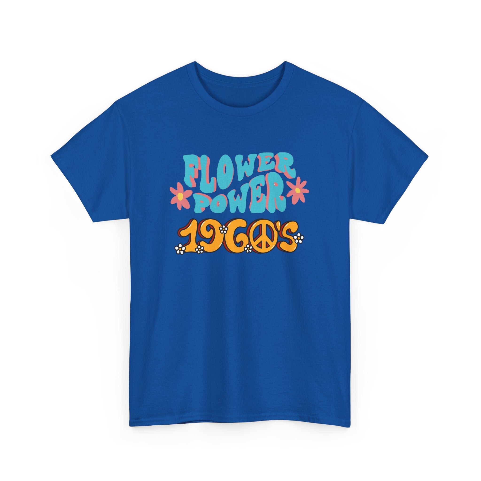 Flower Power T-Shirt – Embrace the 1960s Vibes