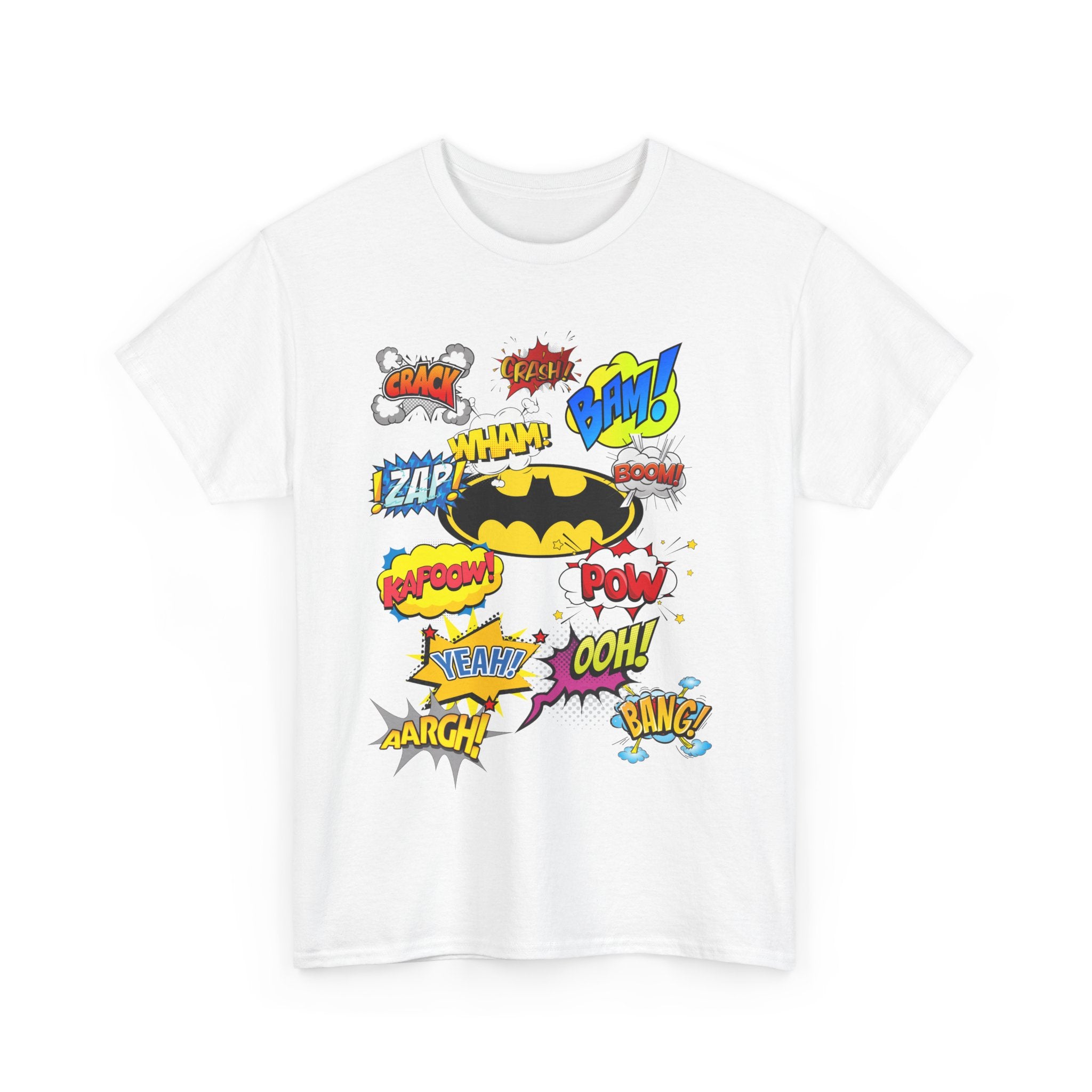 Comic Action Hero Tee – Bang! Crash! Kapow! Bam!