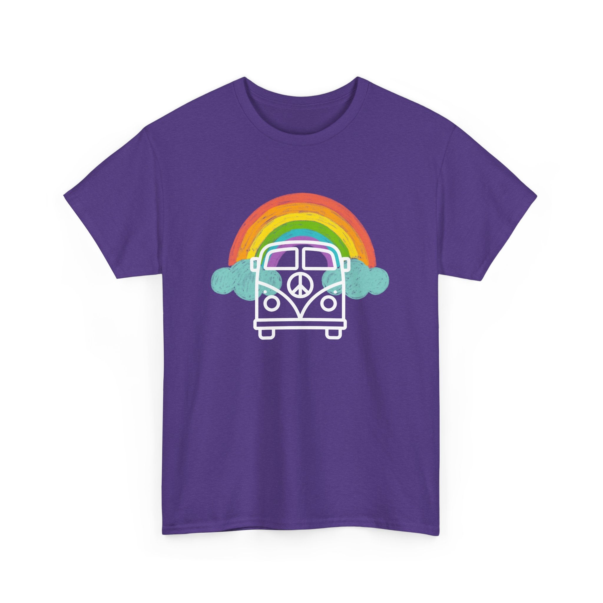 Rainbow Peace VW Kombi T-Shirt