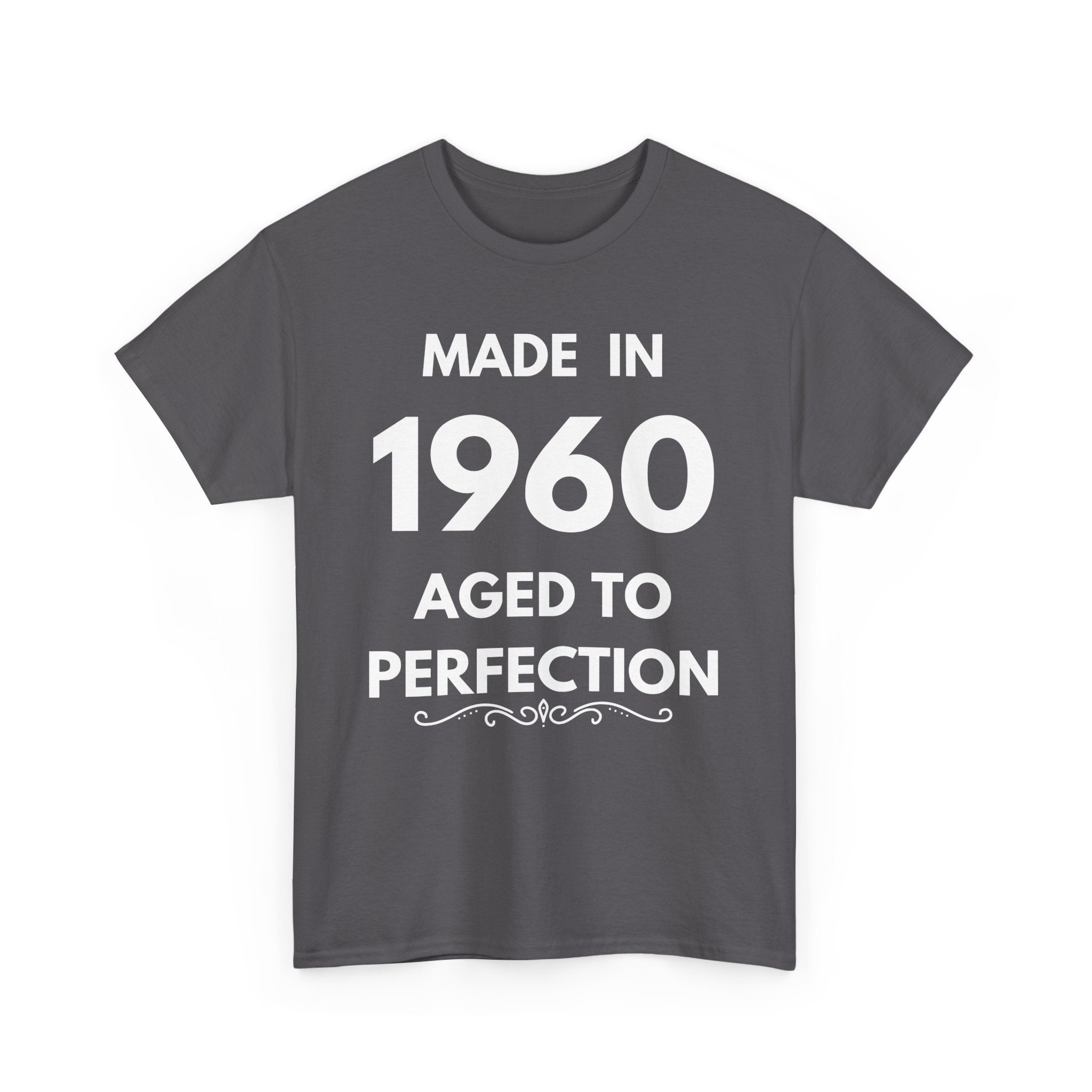 Made in 1960 Aged to Perfection | Custom Birthday Year T-Shirt