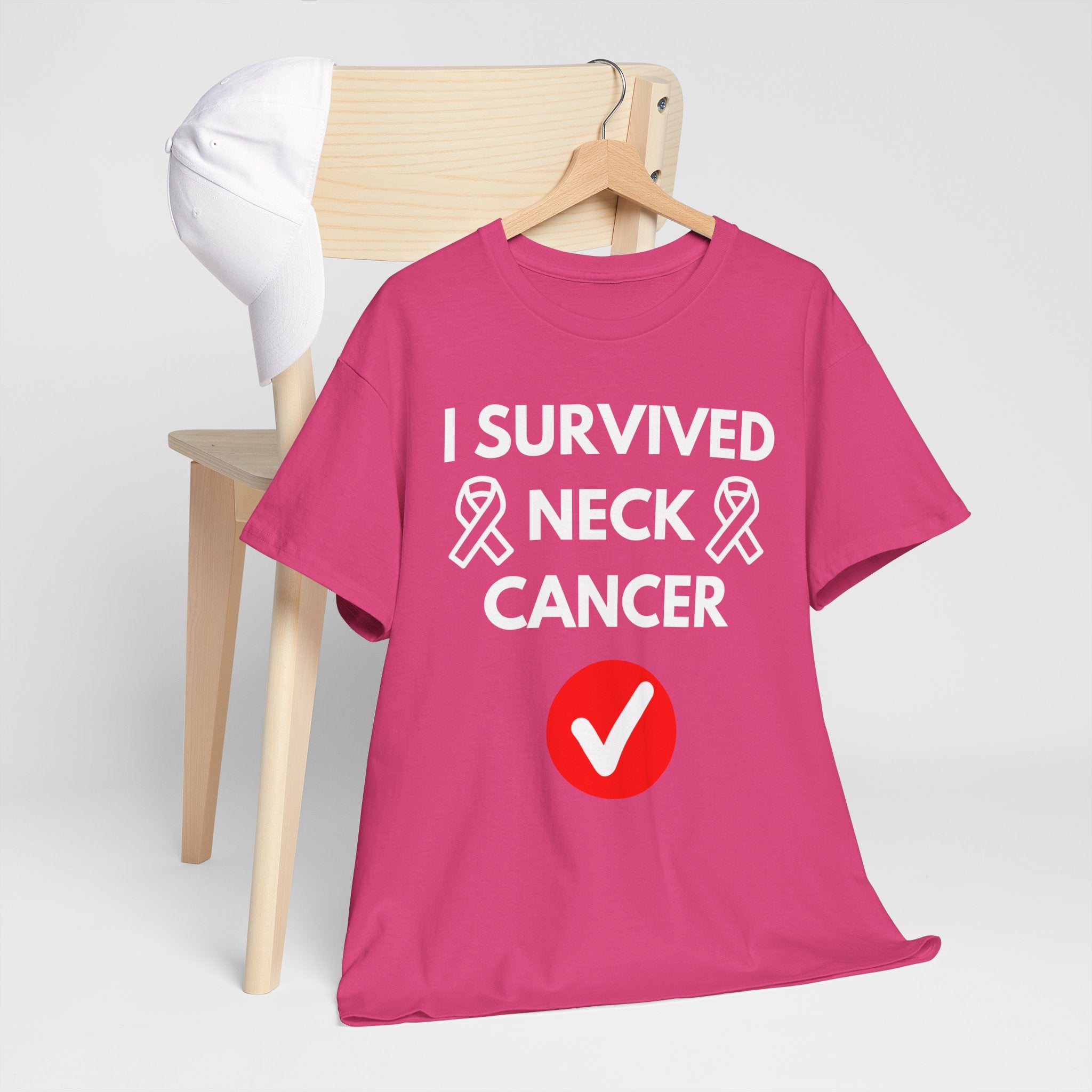 I Survived Neck Cancer T-Shirt – Strength & Resilience Tee