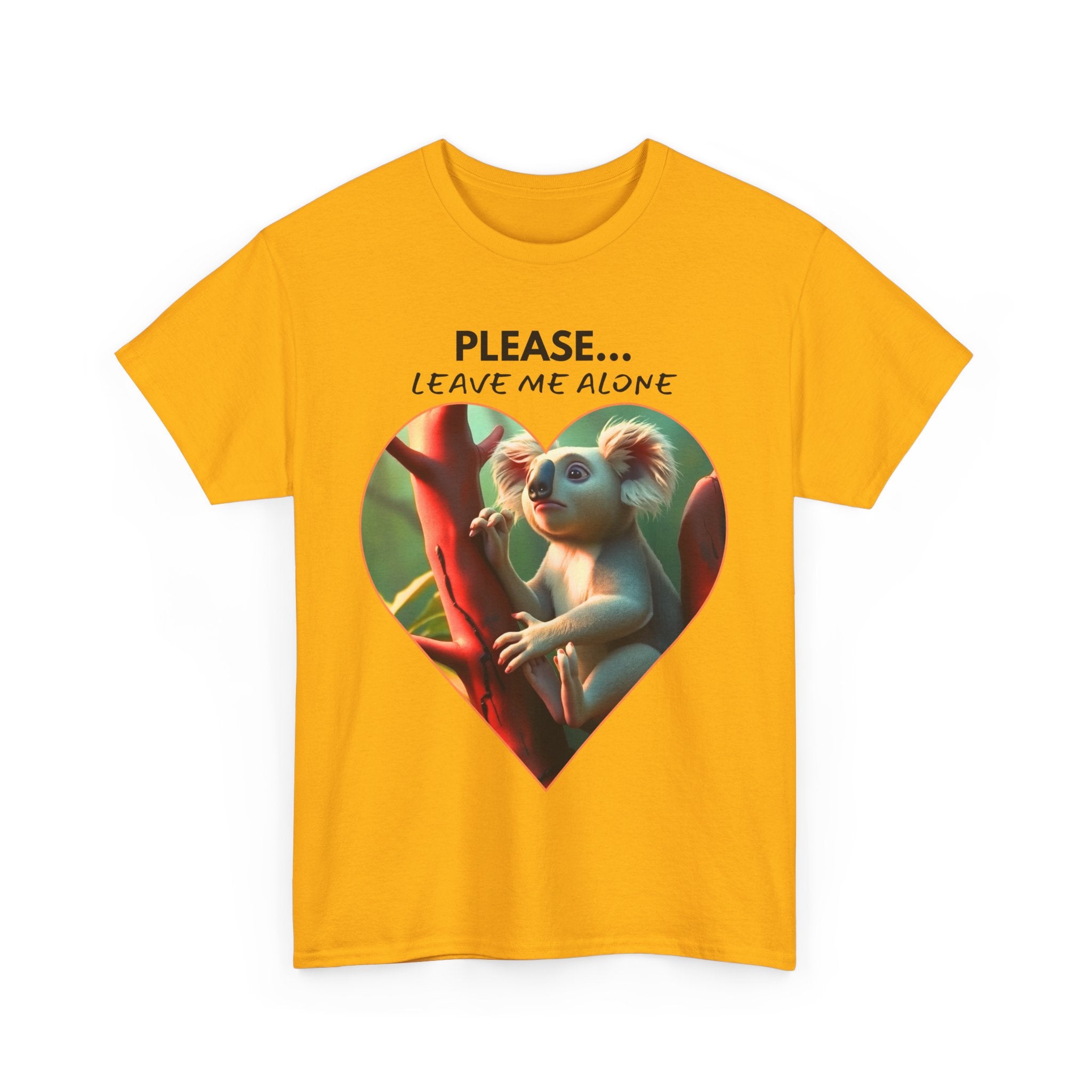 Please, Leave Me Alone Koala T-Shirt – Gentle Aussie Message