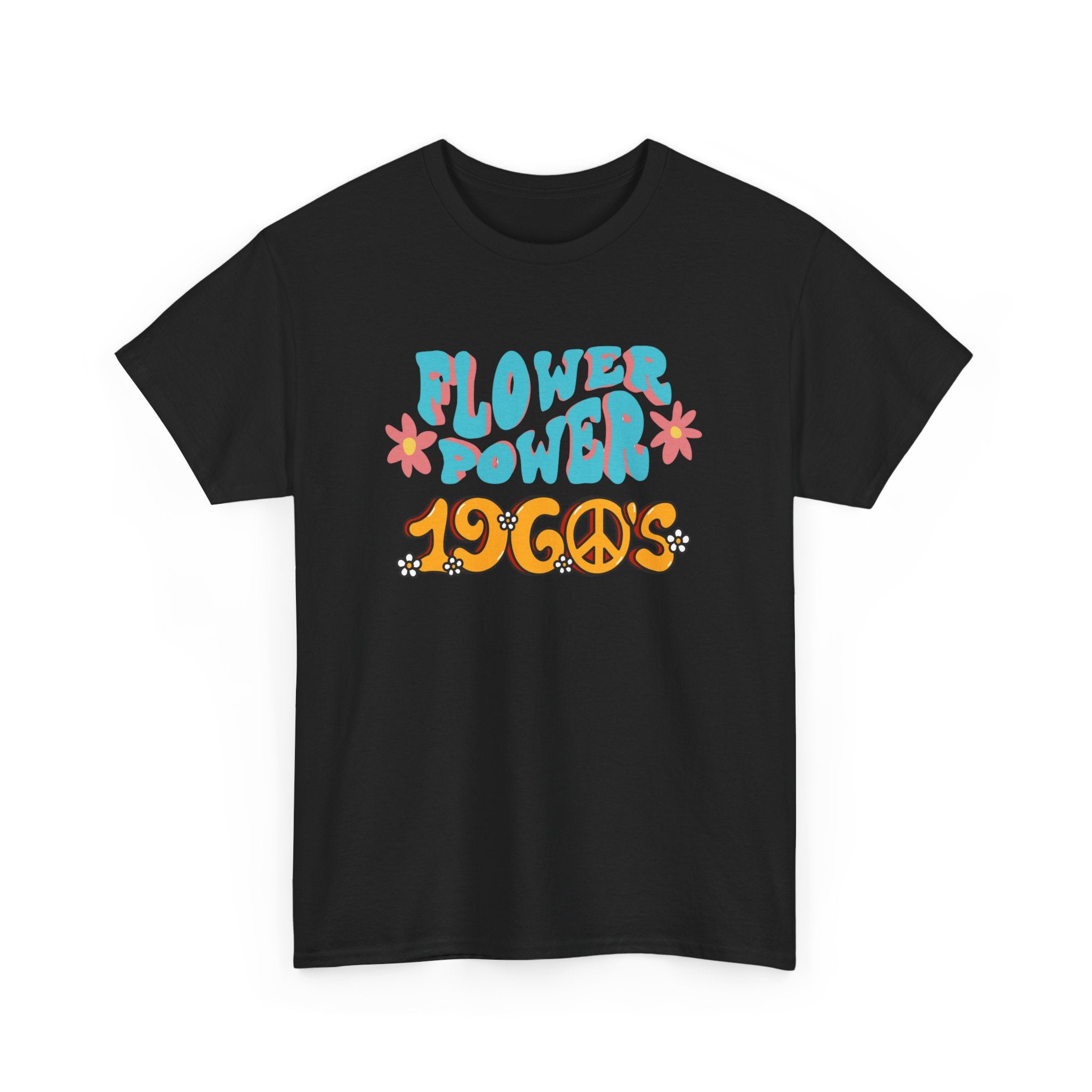 Flower Power T-Shirt – Embrace the 1960s Vibes