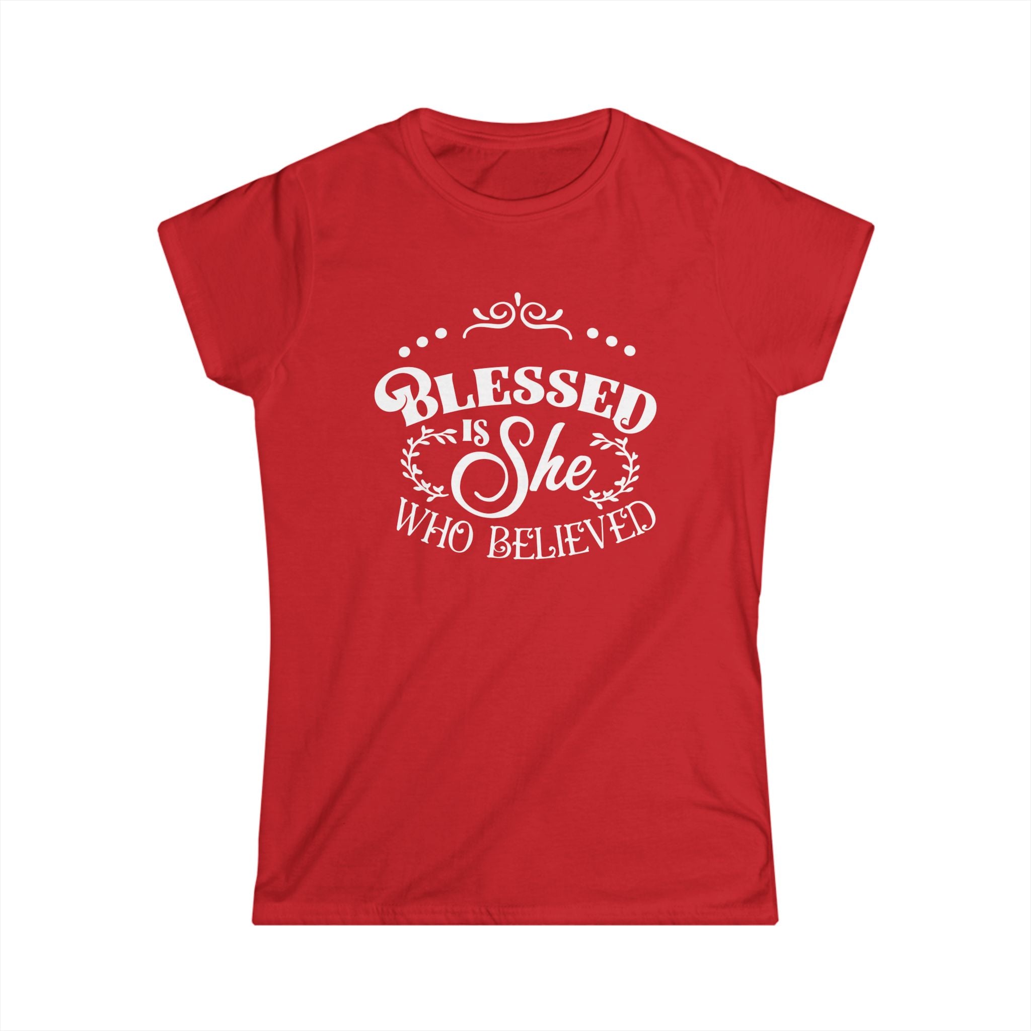 Blessed Is She Who Believed T-Shirt | Faith & Inspiration ✨