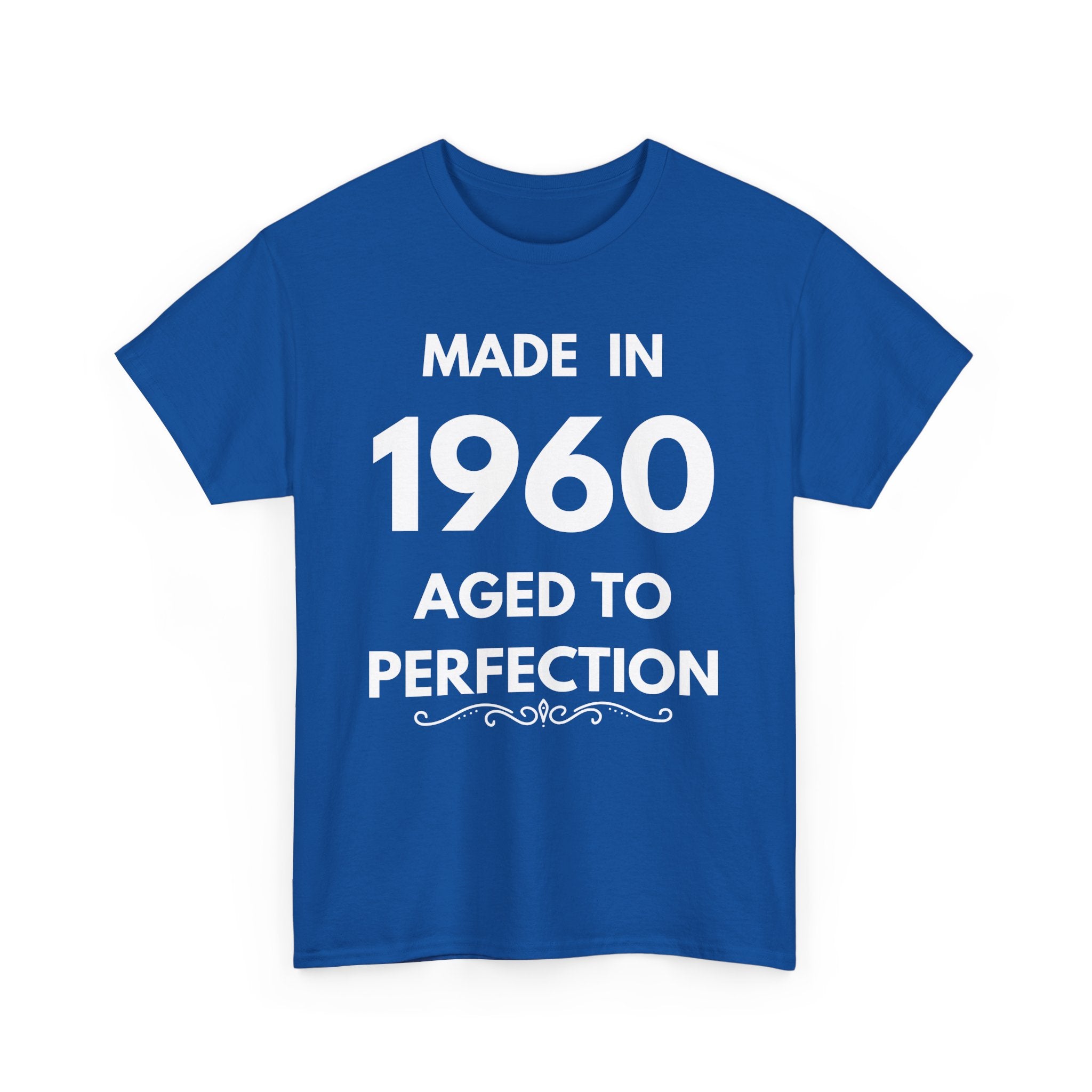 Made in 1960 Aged to Perfection | Custom Birthday Year T-Shirt