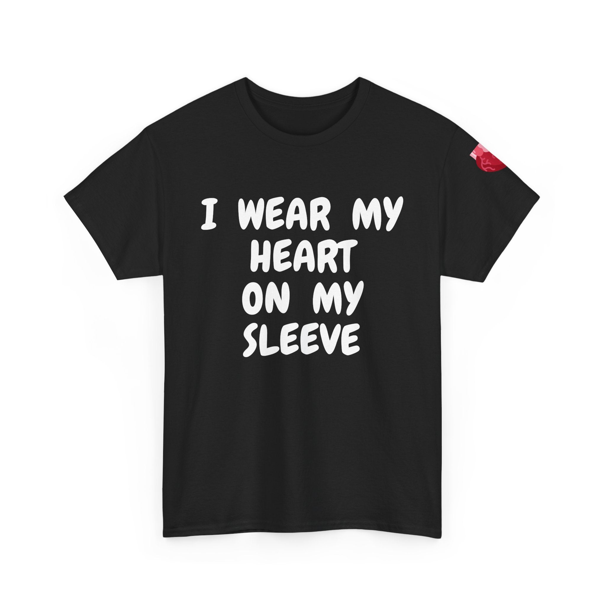 I wear my heart on my sleeve T Shirt design