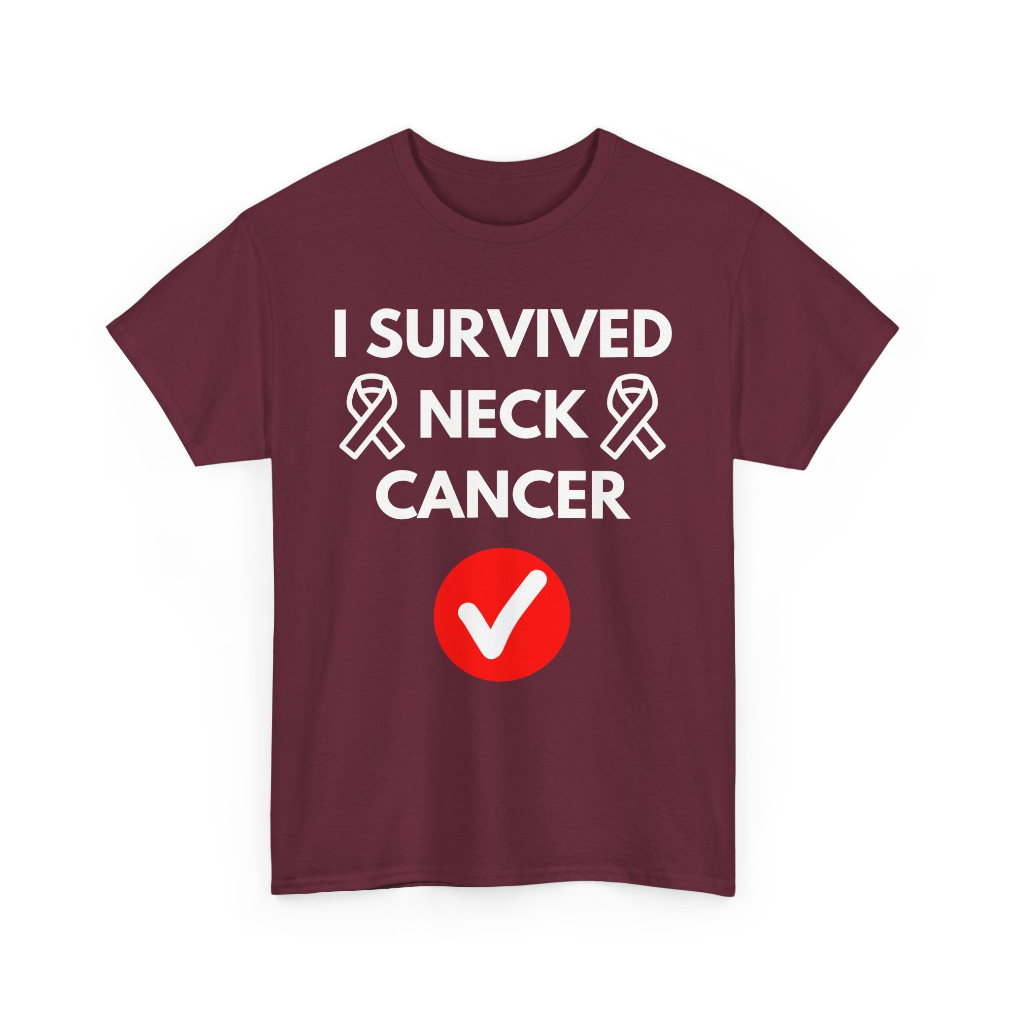 I Survived Neck Cancer T-Shirt – Strength & Resilience Tee