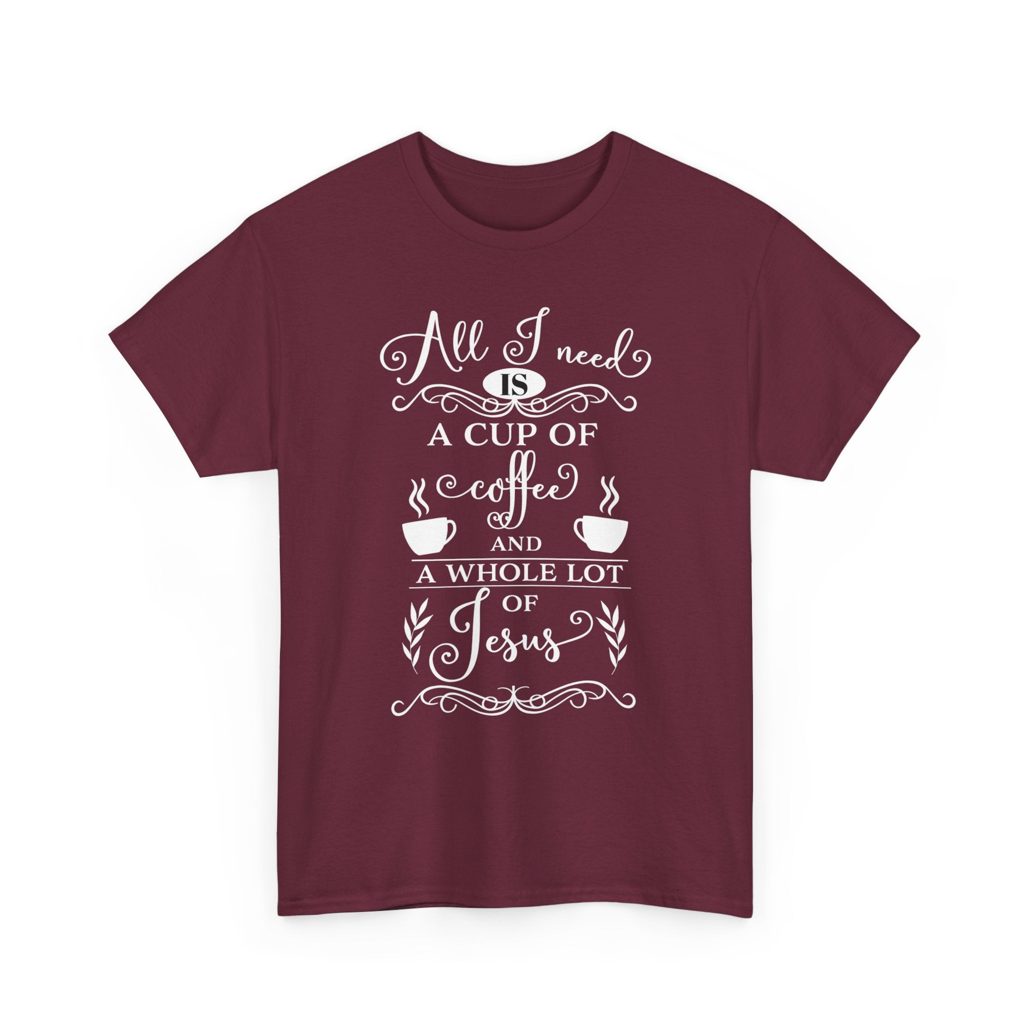 Coffee & Jesus T-Shirt – Faith & Caffeine Lover Tee