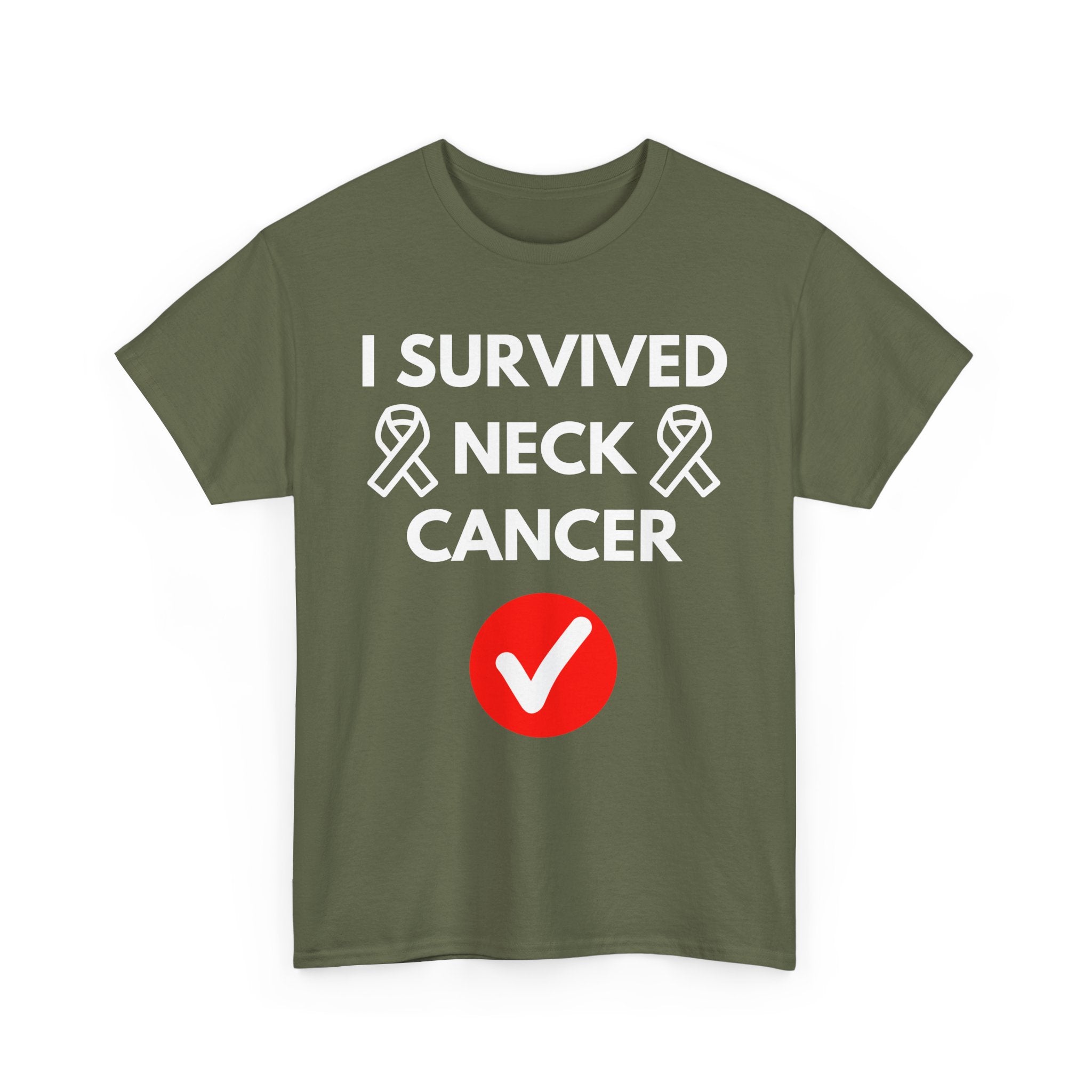 I Survived Neck Cancer T-Shirt – Strength & Resilience Tee