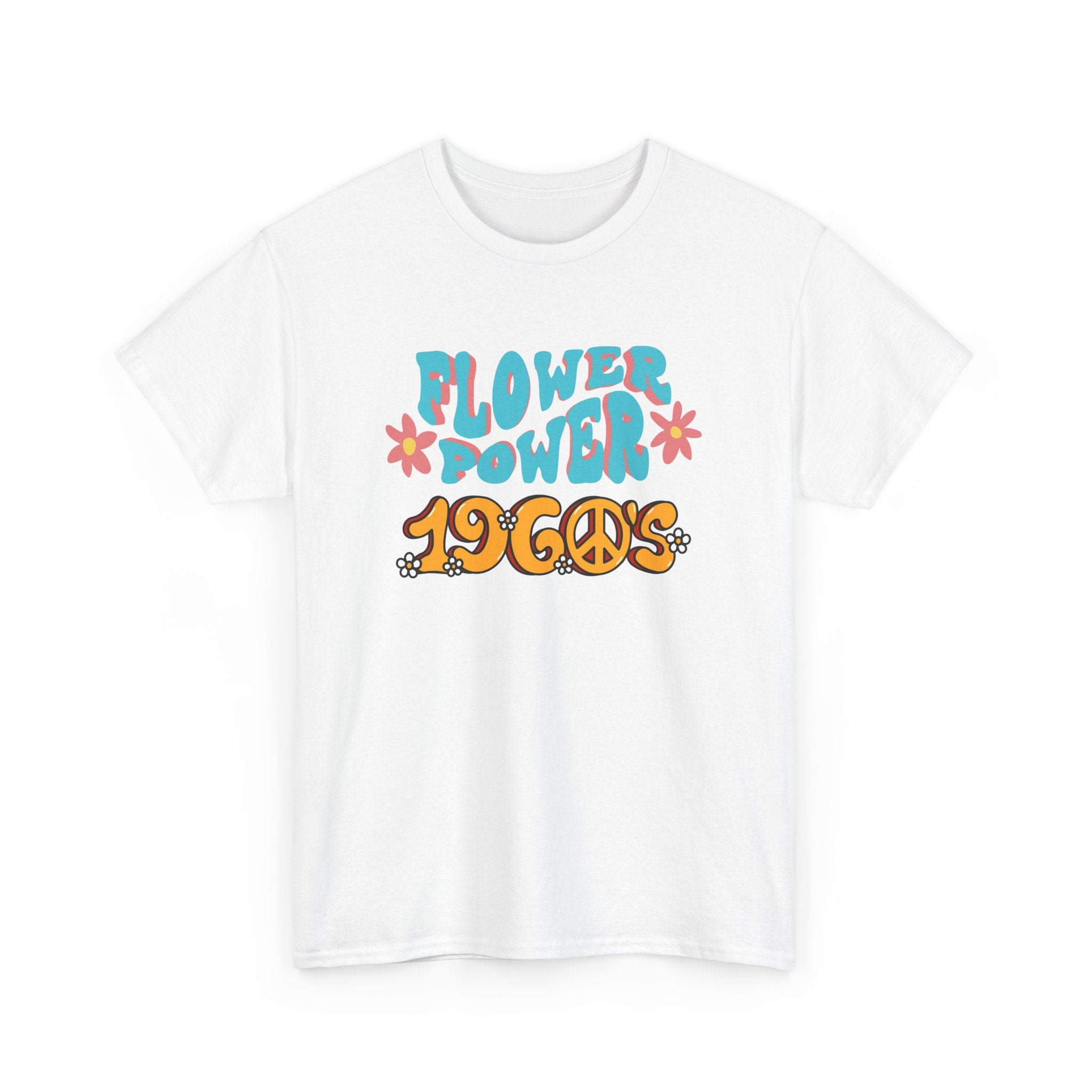 Flower Power T-Shirt – Embrace the 1960s Vibes