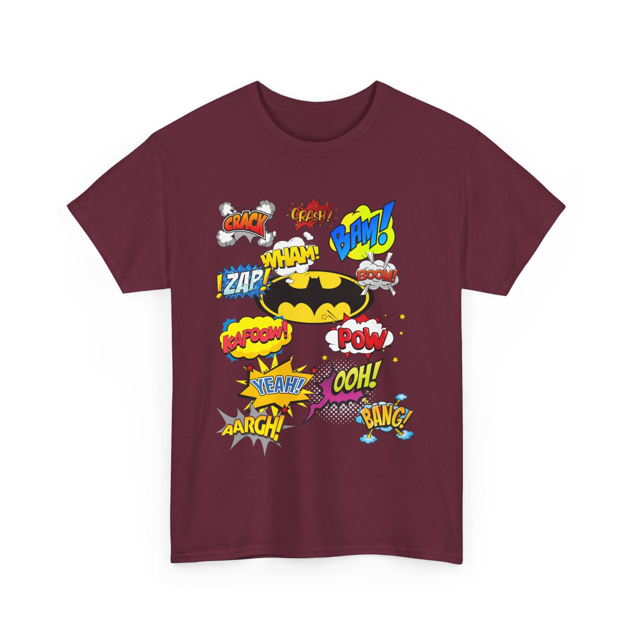 Comic Action Hero Tee – Bang! Crash! Kapow! Bam!