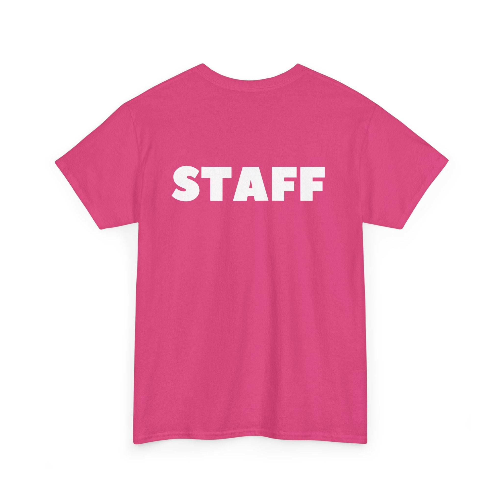 Staff Unisex T-Shirt (Back Print)