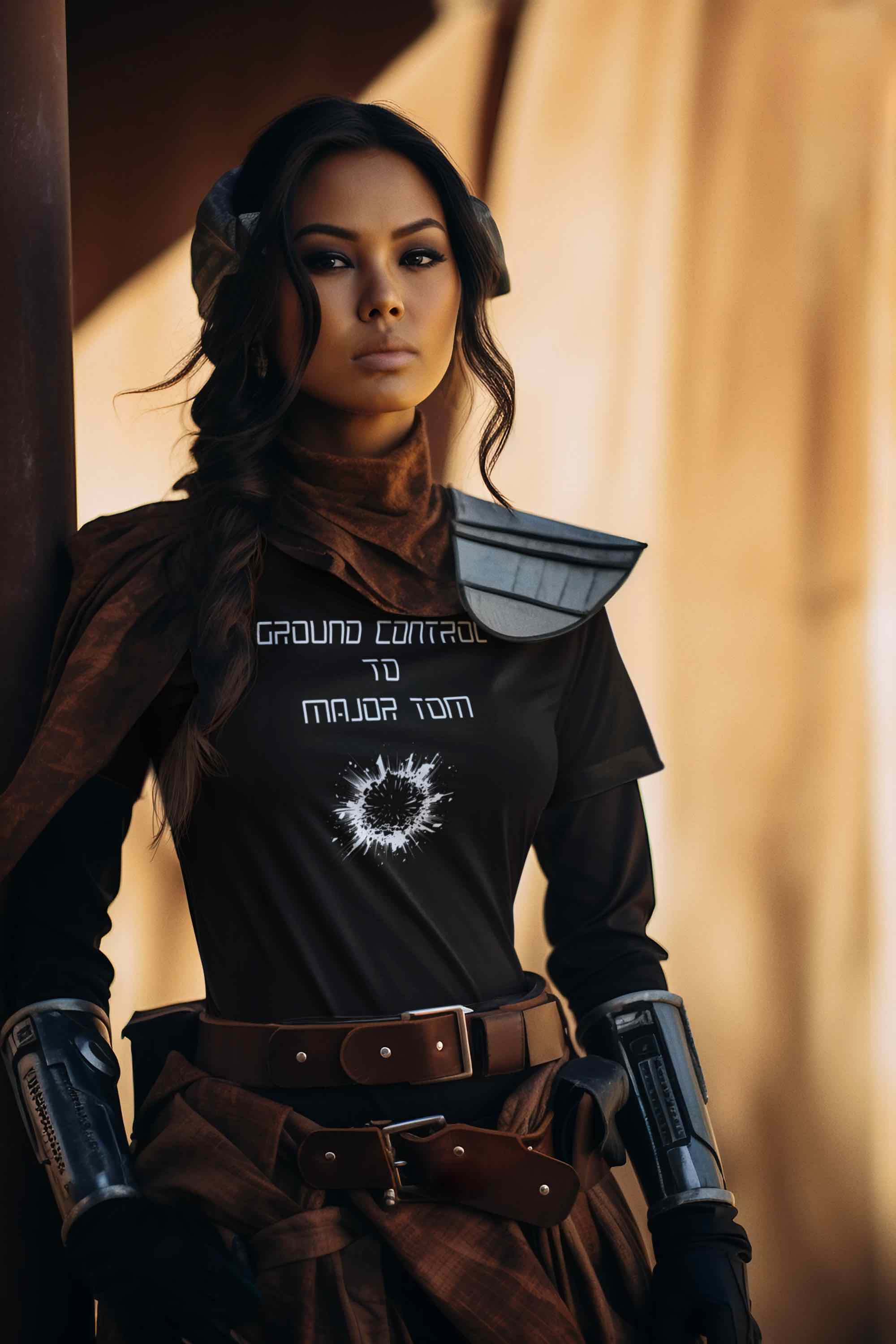 Ground Control to Major Tom T-Shirt | Bold Design with Explosive Imagery