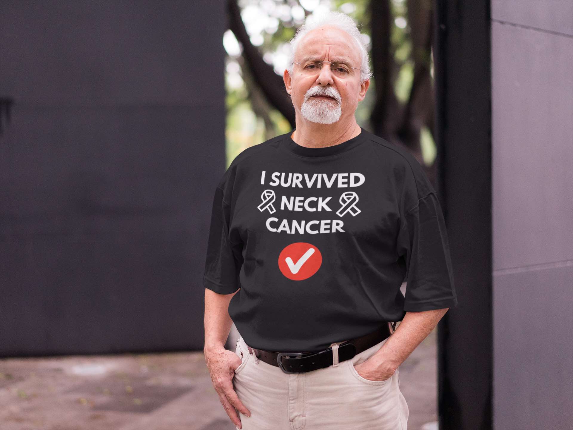 I Survived Neck Cancer T-Shirt – Strength & Resilience Tee