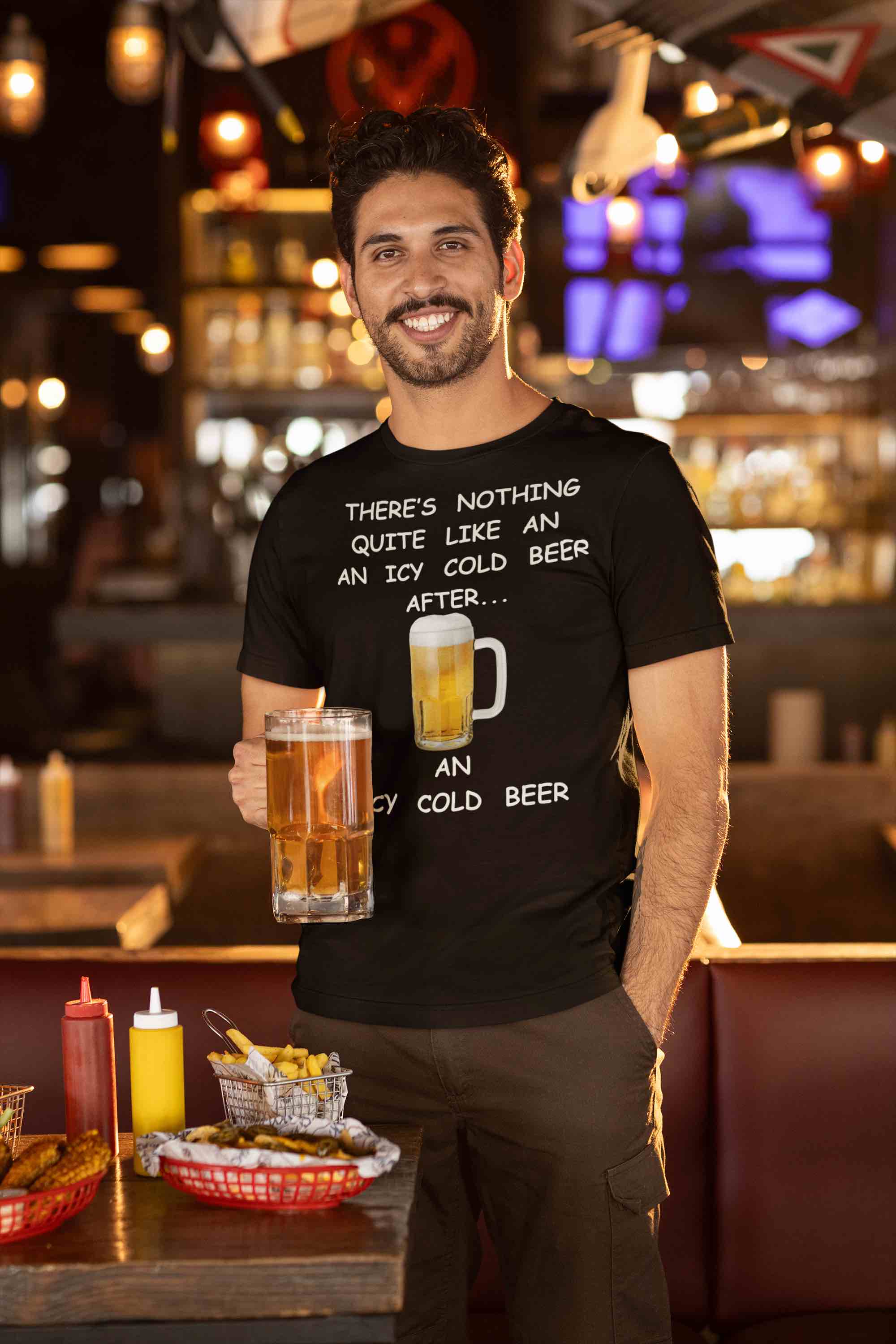 There's Nothing Like an Icy Cold Beer, After an Icy Cold Beer | Funny Beer T-Shirt