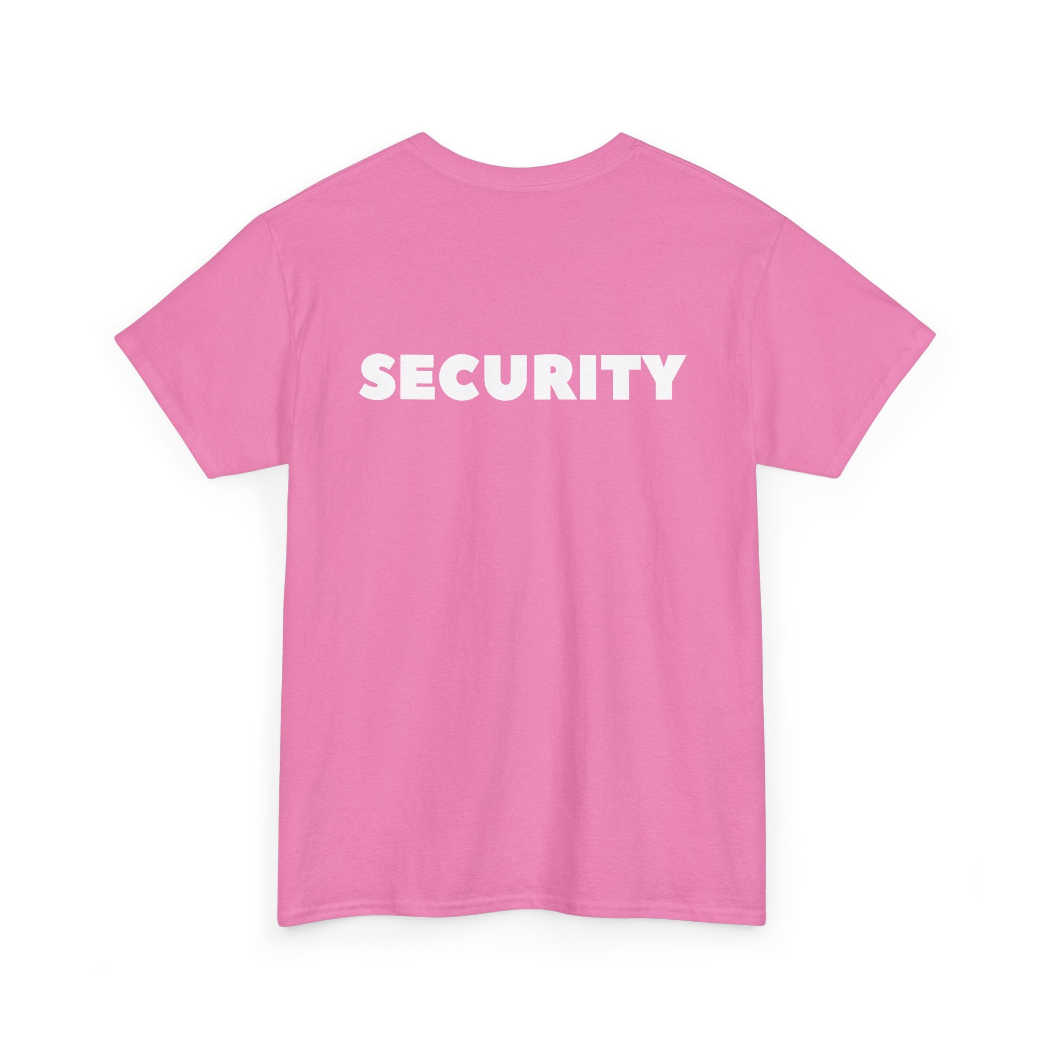Security Unisex T-Shirt (Back Print)