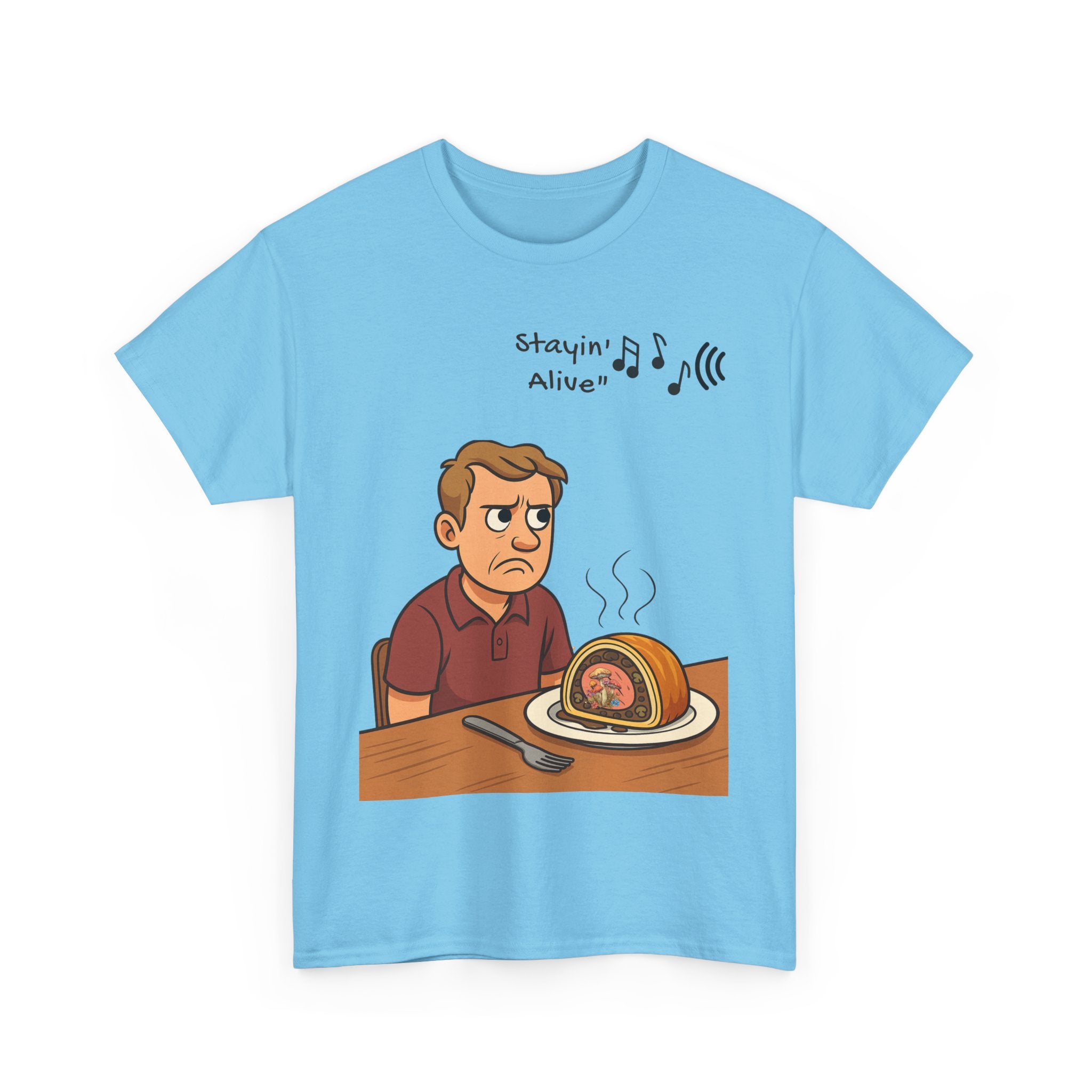 Stayin’ Alive Beef Wellington T- Shirt – A Killer Lunch with a Side of Bee Gees