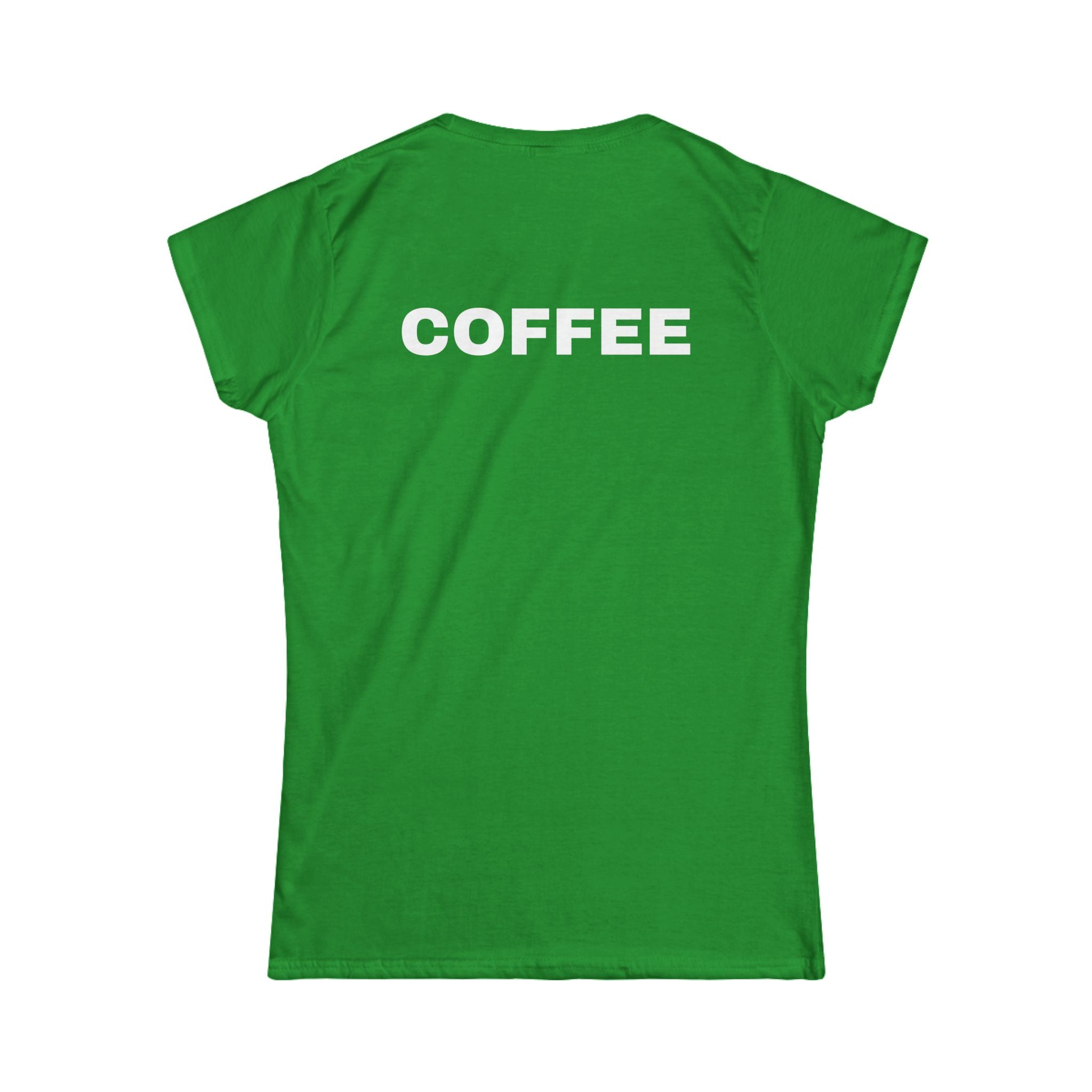 Coffee Barista T-Shirt for Women – Cute Café Style Tee | Back Print ☕👩🍳👕