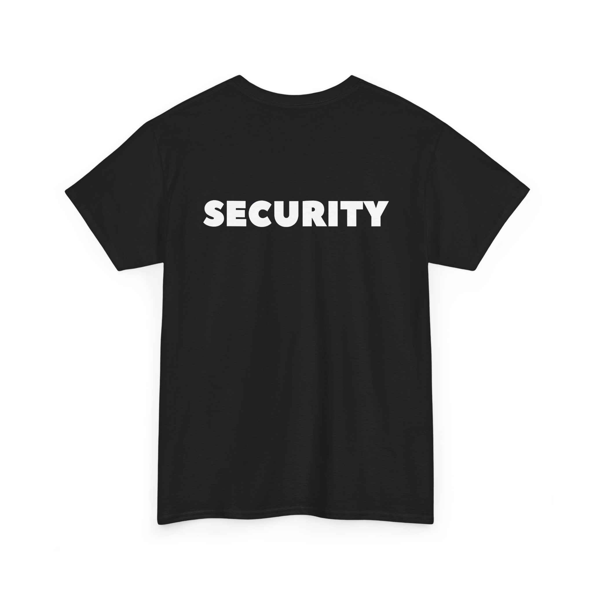 Security Unisex Black T-Shirt