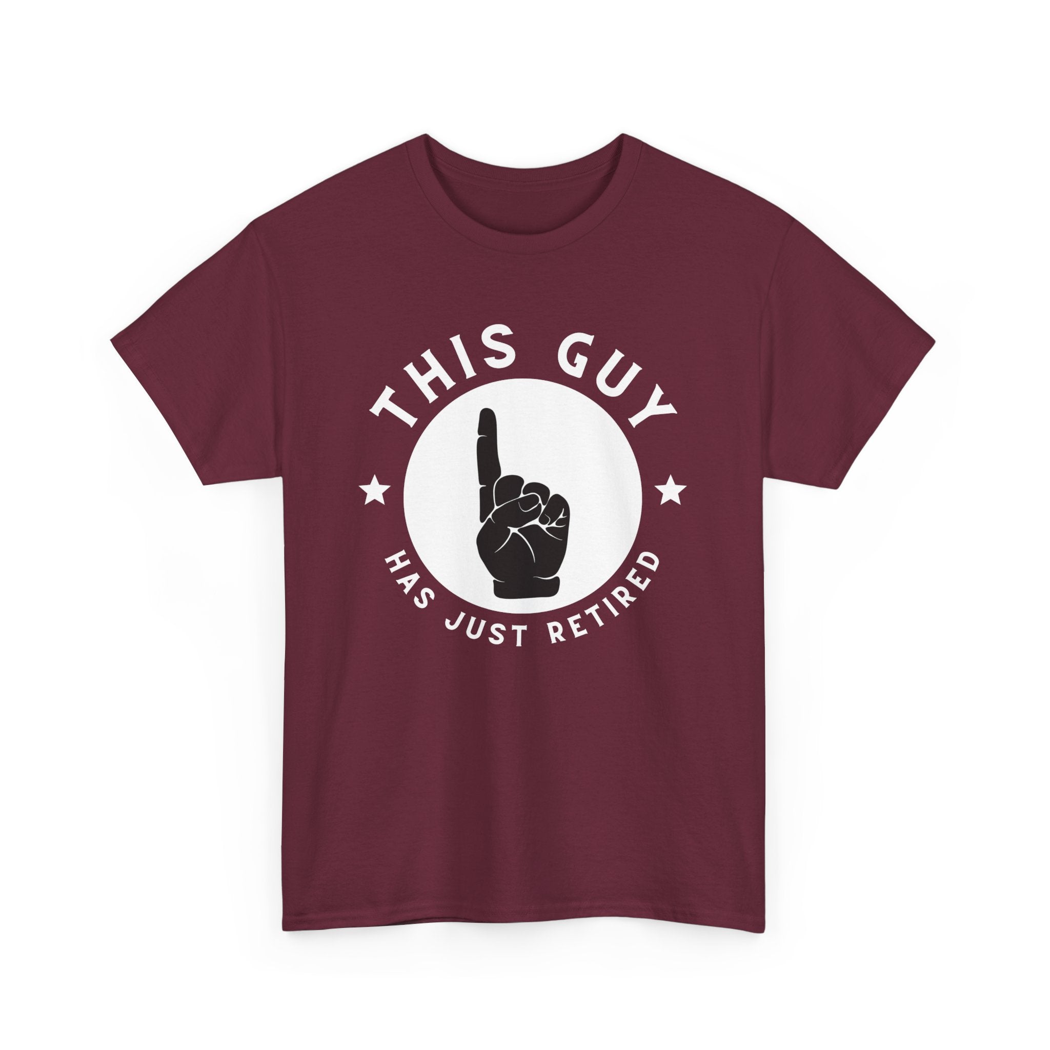 This Guy Has Just Retired, T-Shirt with Pointer Graphic