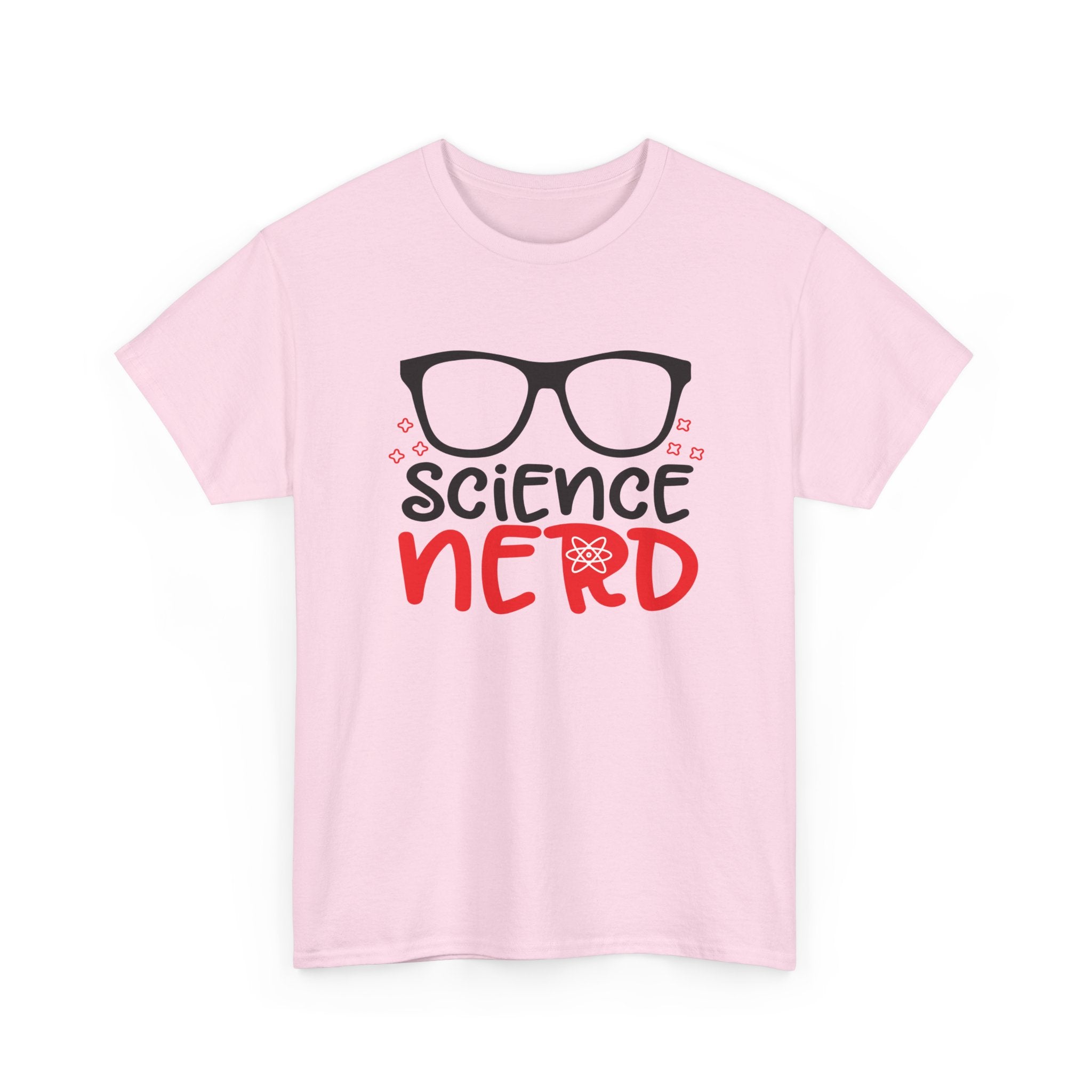 Science Nerd T-Shirt | Fun Design with Black-Rimmed Glasses