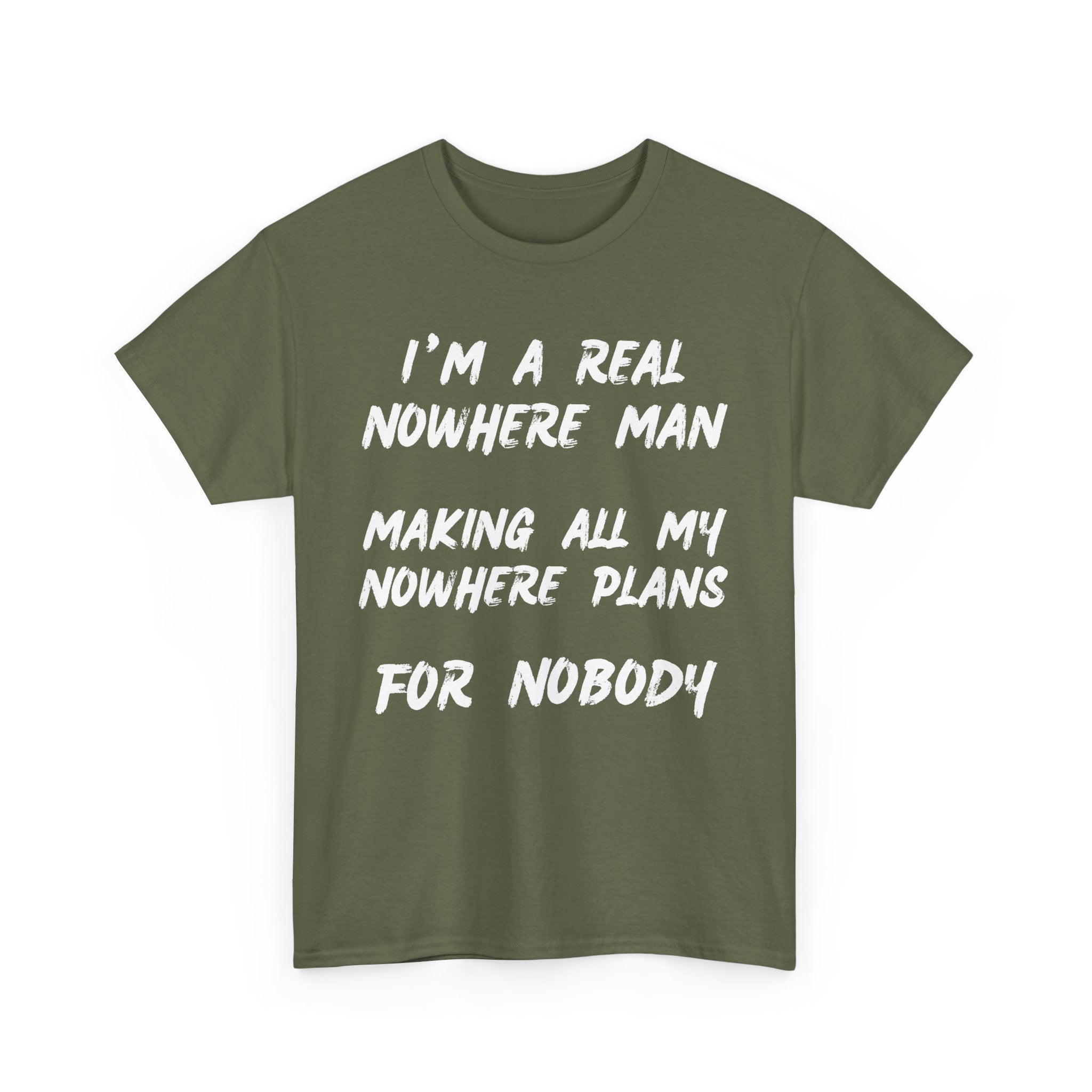 Nowhere Man T-Shirt – Beatles-Inspired Lyric Tee for Dreamers | T Shirt World Australia 🎸🖤👕