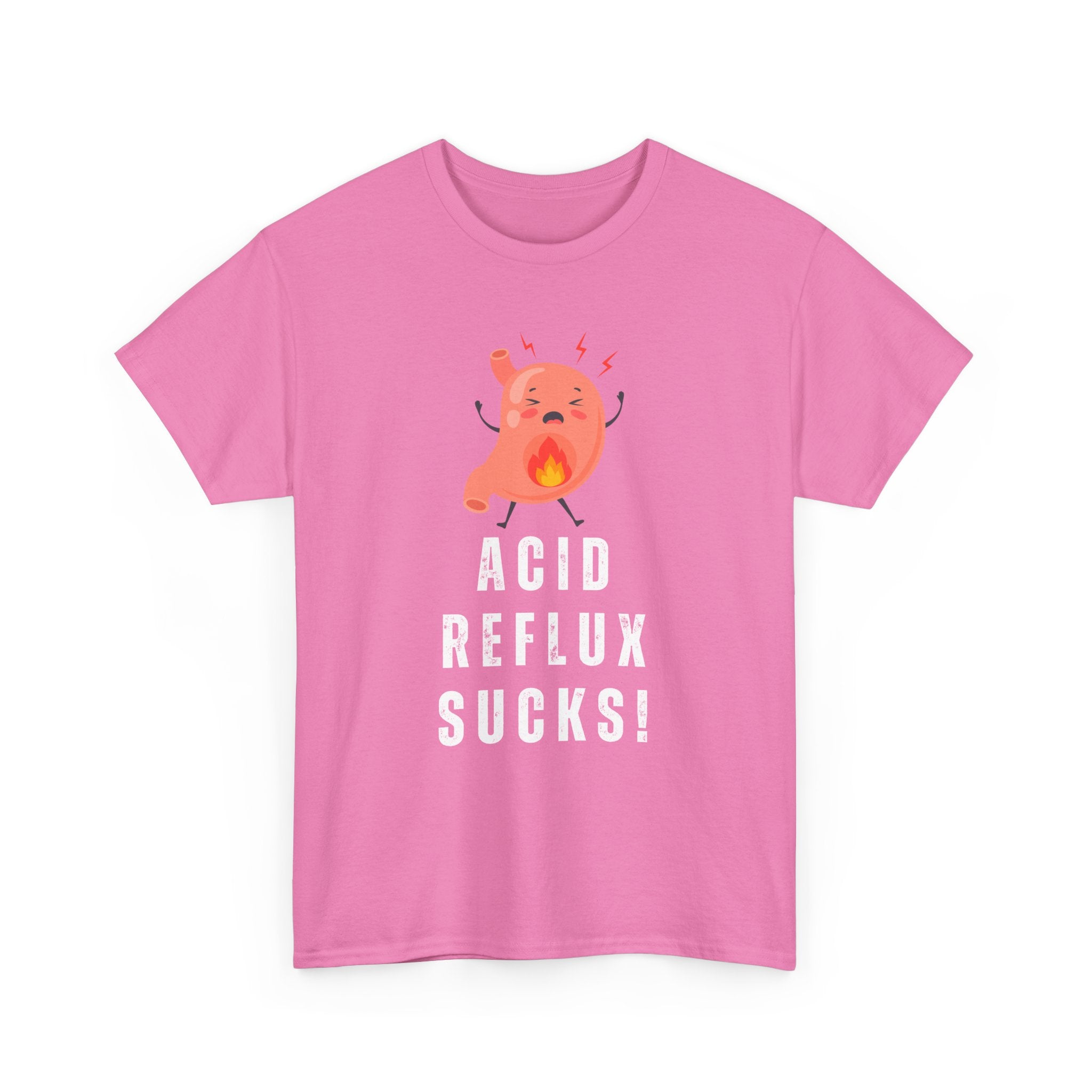 Acid Reflux Sucks T-Shirt – Heartburn Humour Tee 🔥