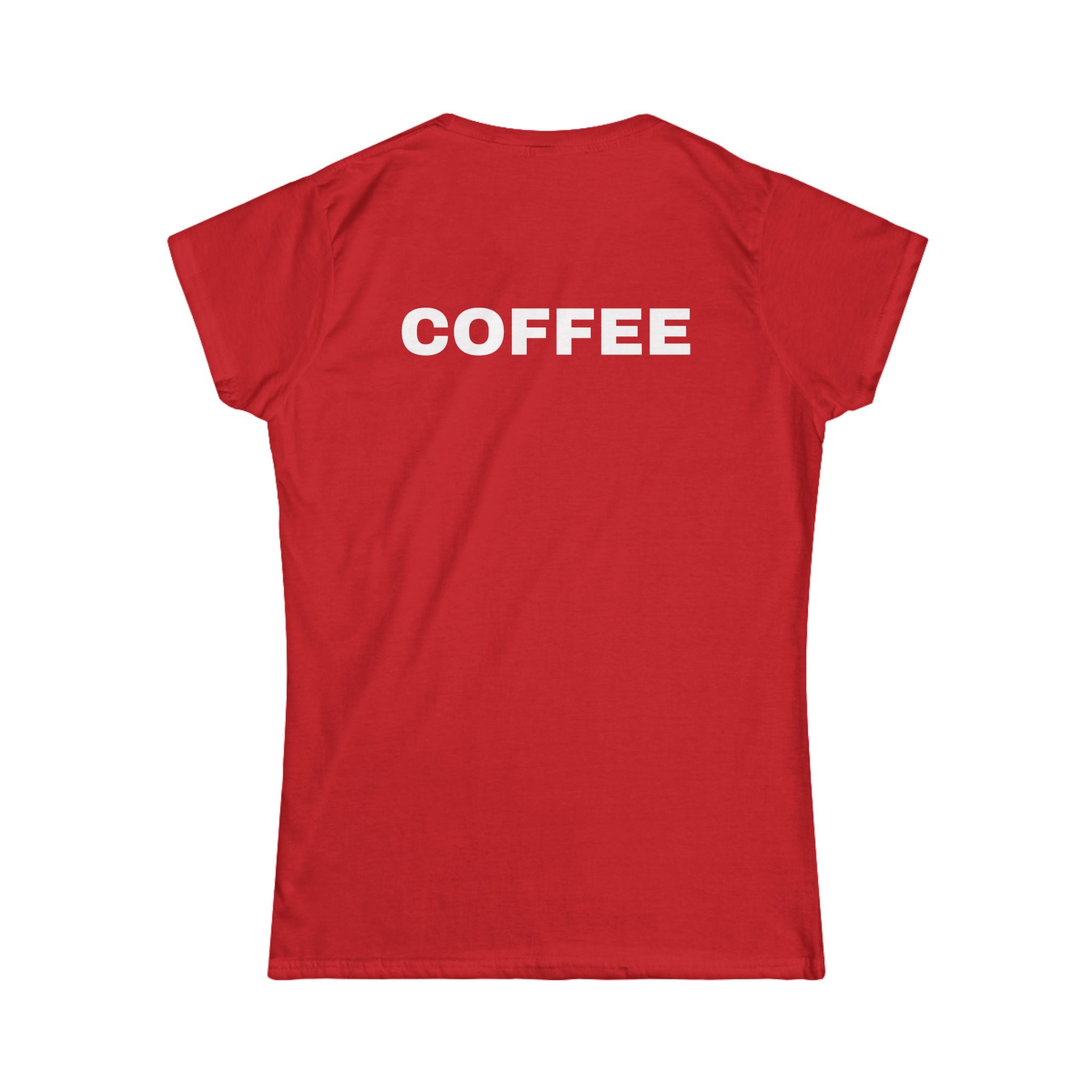 Coffee Barista T-Shirt for Women – Cute Café Style Tee | Back Print ☕👩🍳👕