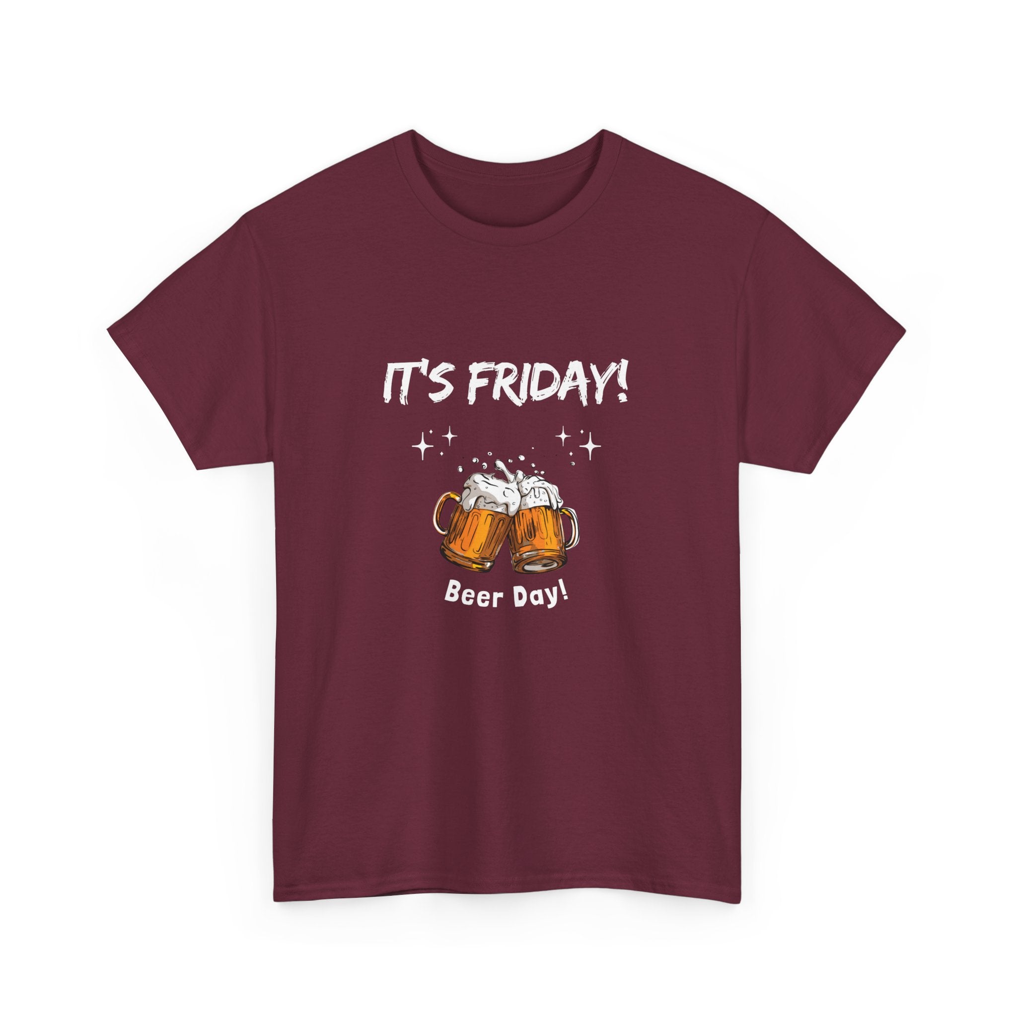It’s Friday Beer Day T-Shirt – Funny Weekend Tee