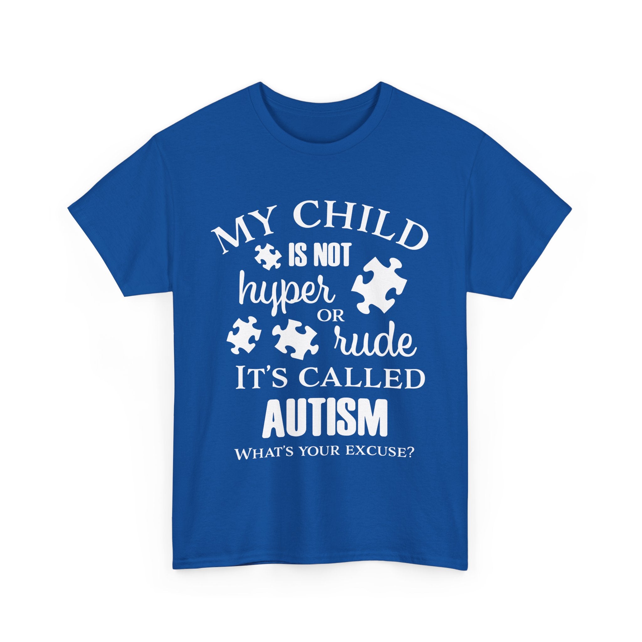 Autism Awareness T-Shirt – My Child Is Not Hyper or Rude