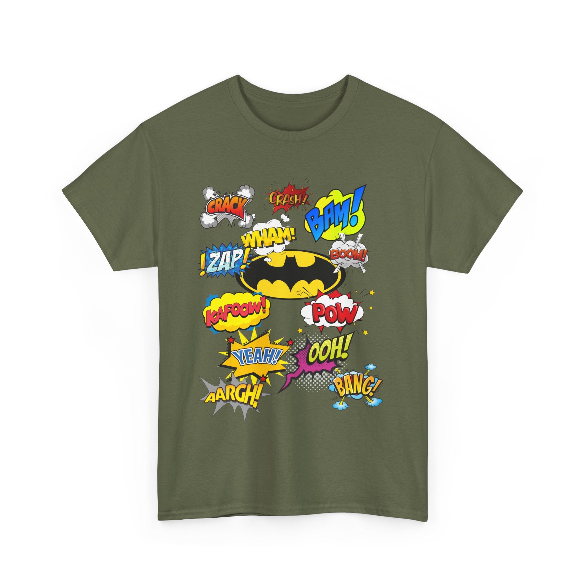 Comic Action Hero Tee – Bang! Crash! Kapow! Bam!