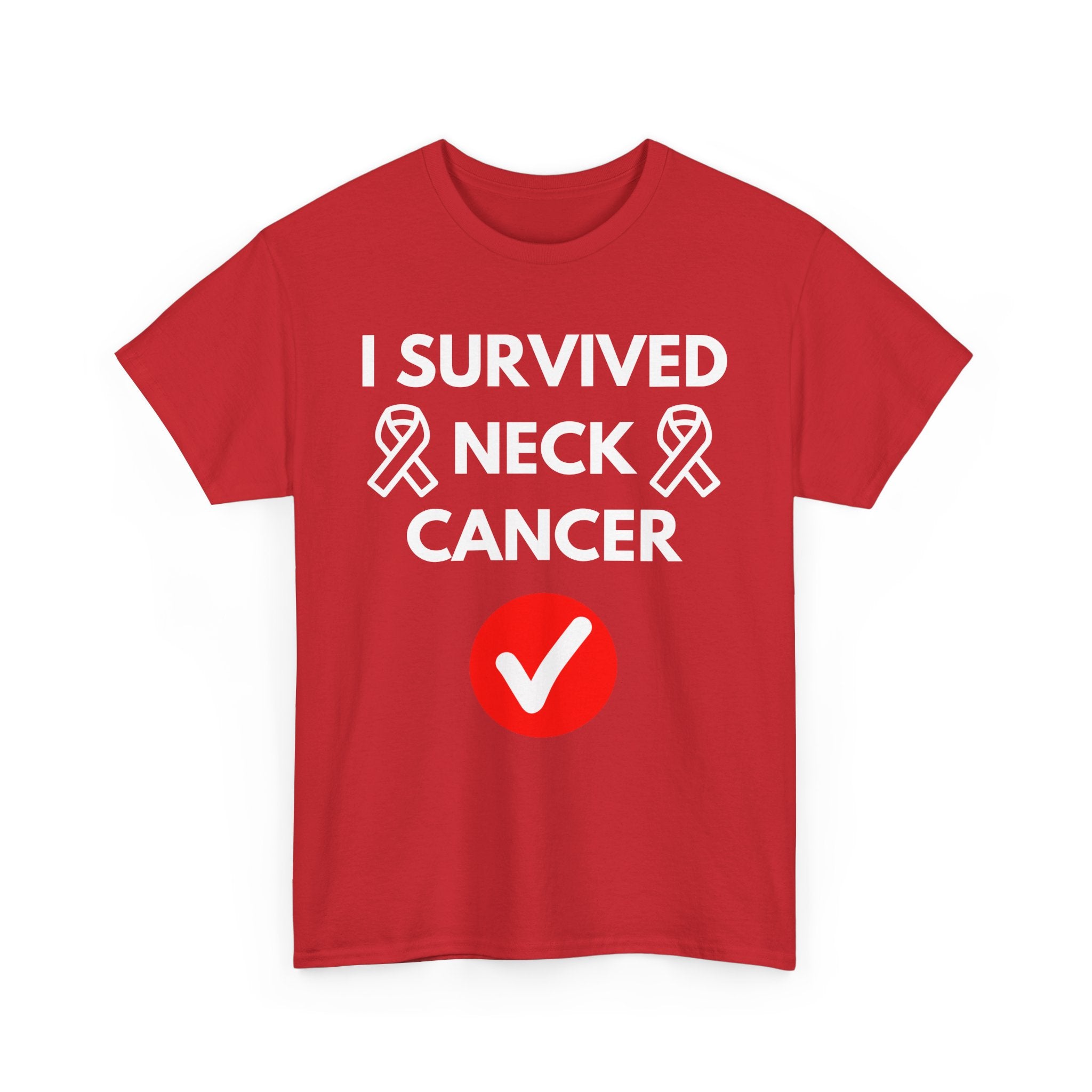 I Survived Neck Cancer T-Shirt – Strength & Resilience Tee