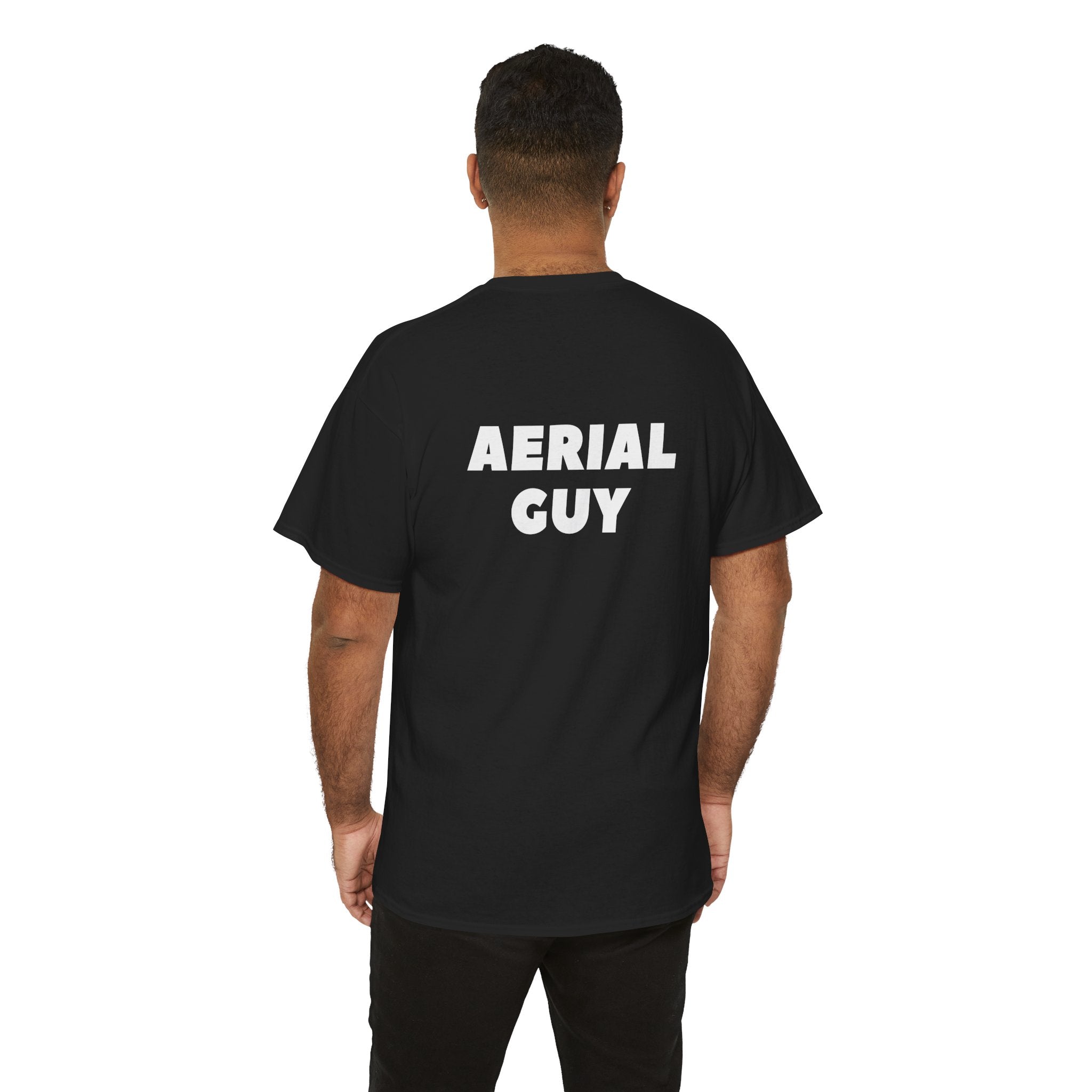 Aerial Guy T-Shirt (Back Print) | For Antenna Installers