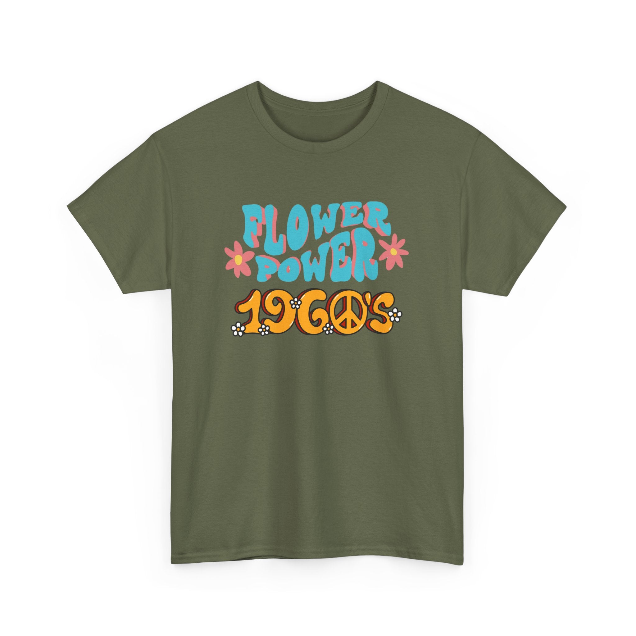 Flower Power T-Shirt – Embrace the 1960s Vibes