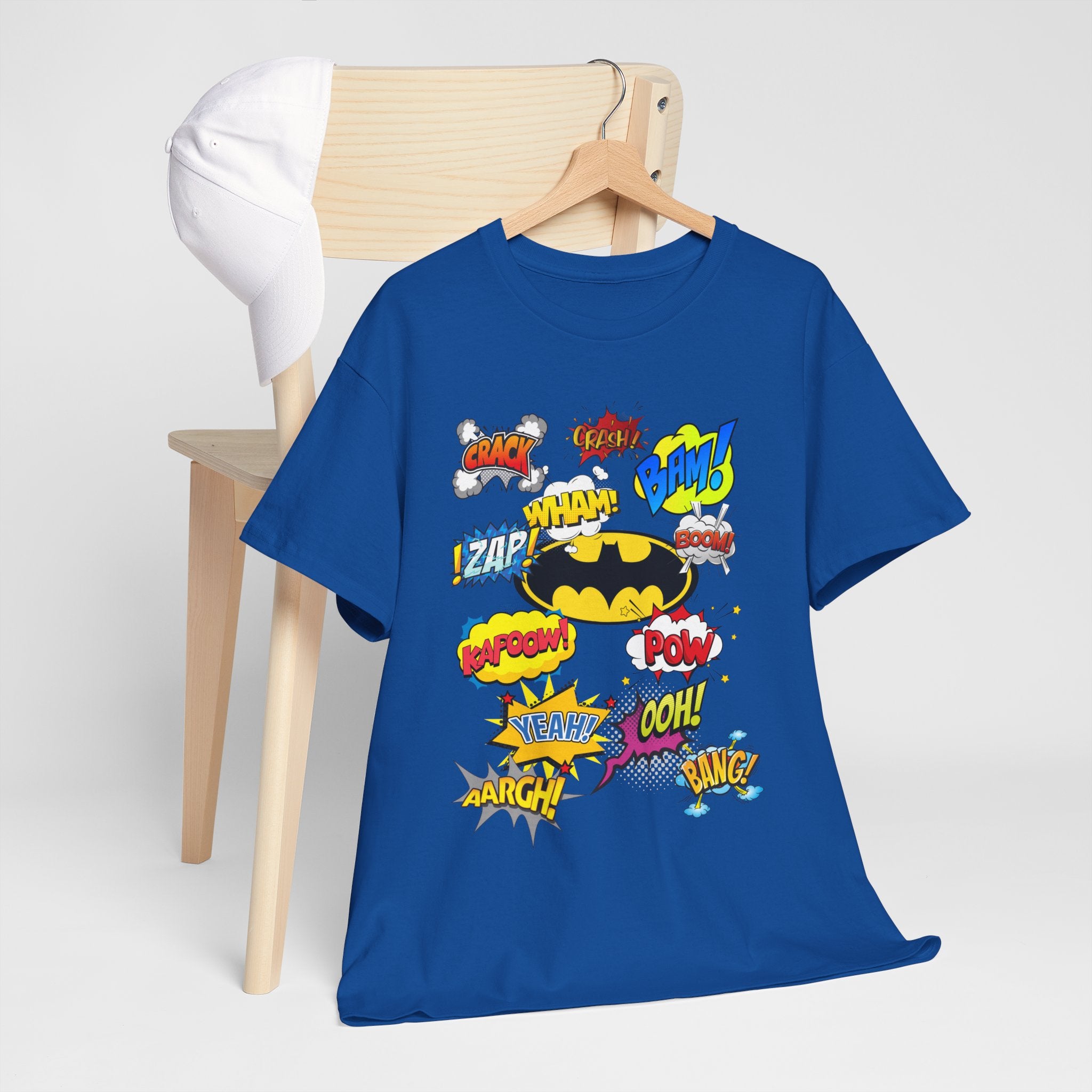 Comic Action Hero Tee – Bang! Crash! Kapow! Bam!