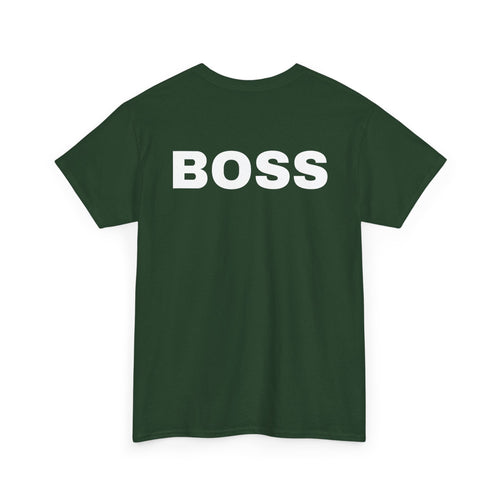 Boss T-Shirt with Back Print | Bold Statement Tee
