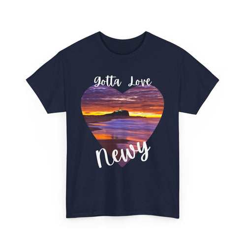 Gotta Love Newy Unisex T-Shirt – Customizable Heart-Shaped Design