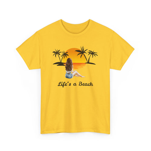 Life's a Beach T-Shirt | Fun & Relaxed Summer Vibes