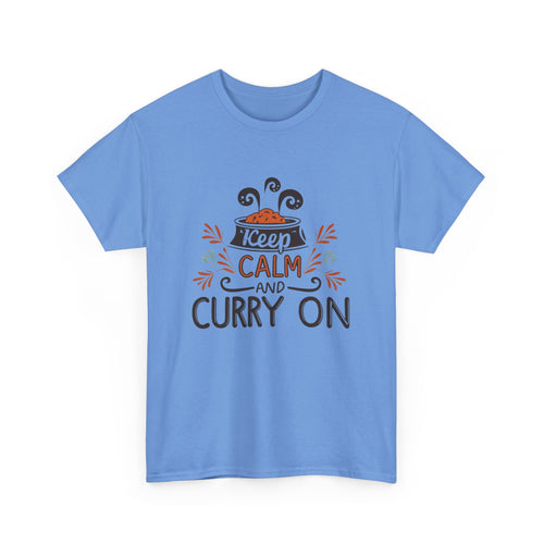 Keep Calm and Curry On, Funny Indian T-Shirt